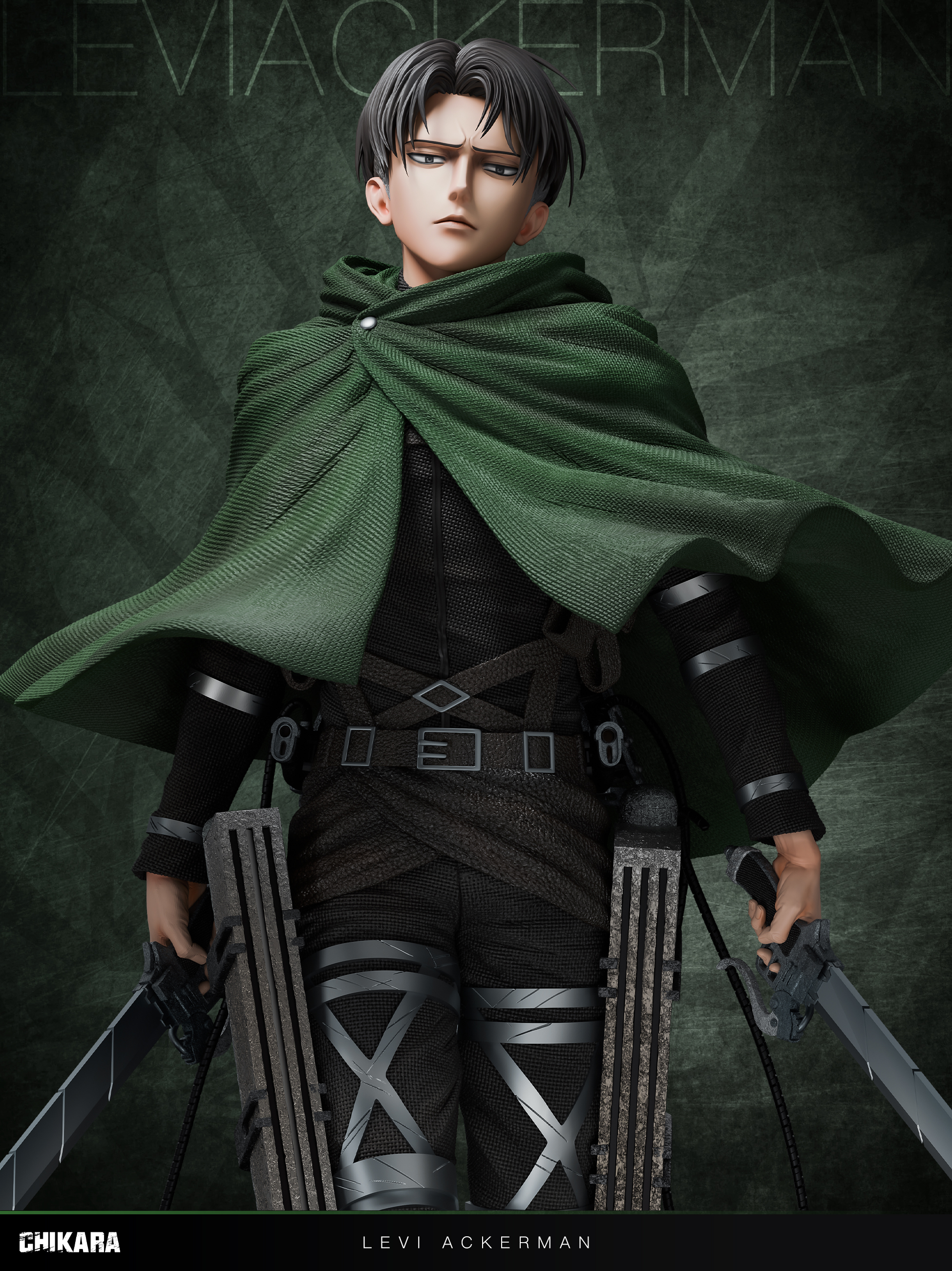 【Pre-sale】1/6 Scale Levi Ackerman-Attack on Titan-CHIKARA Studio