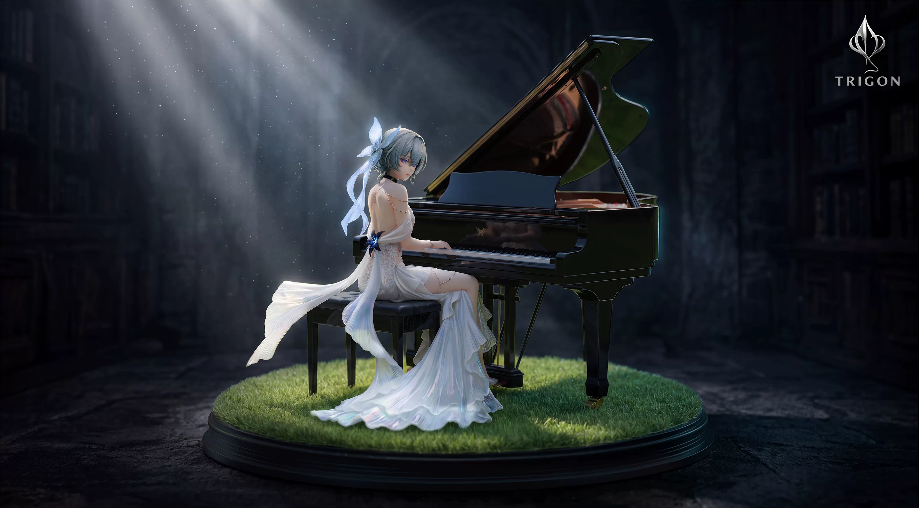 【Pre-sale】1/6 and 1/4 Scale Piano The Shorekeeper-Wuthering Waves-TRIGON Studio