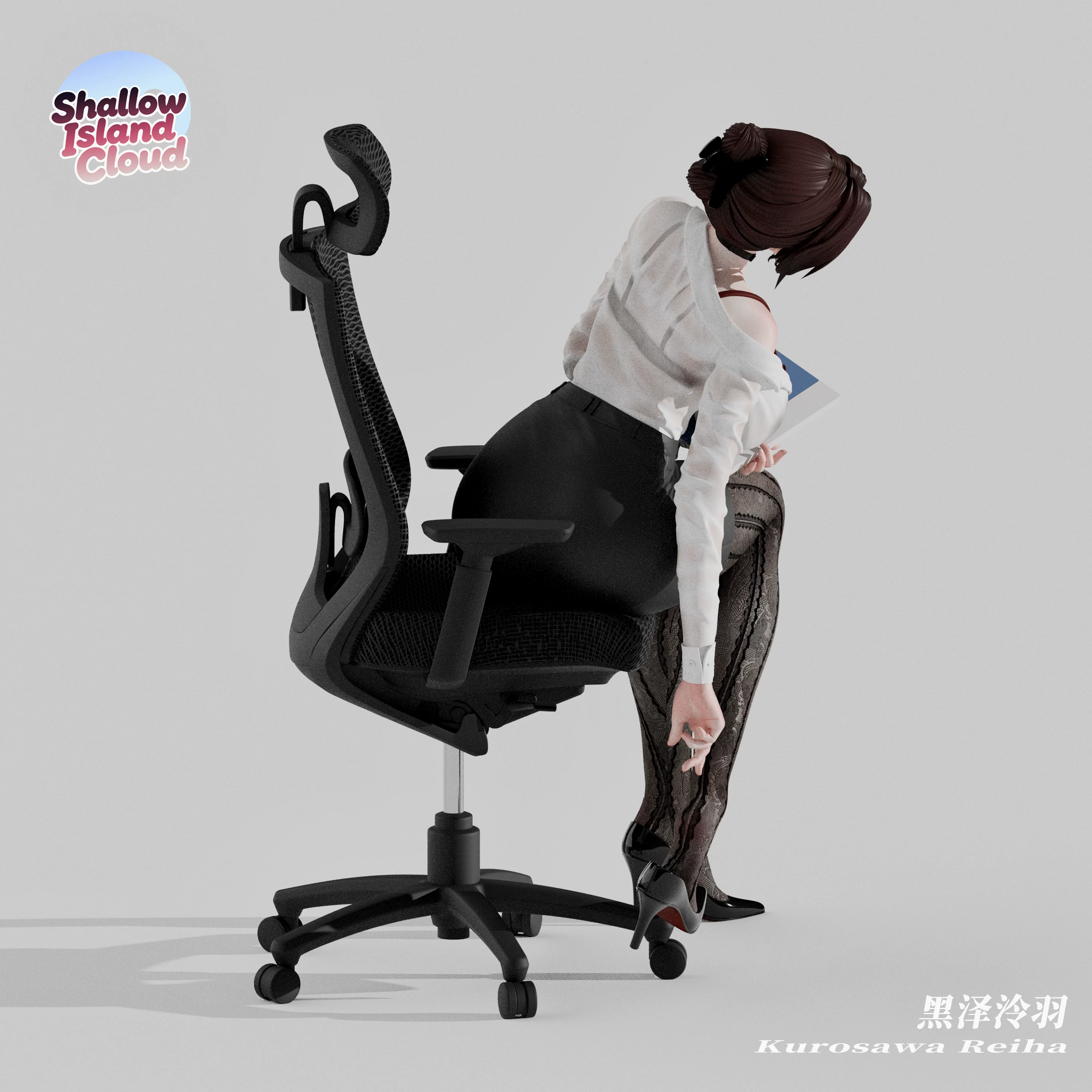 【Pre-sale】1/6 and 1/4 Scale Office Lady Series Kurosawa Reiha-Shallow Island Cloud studio