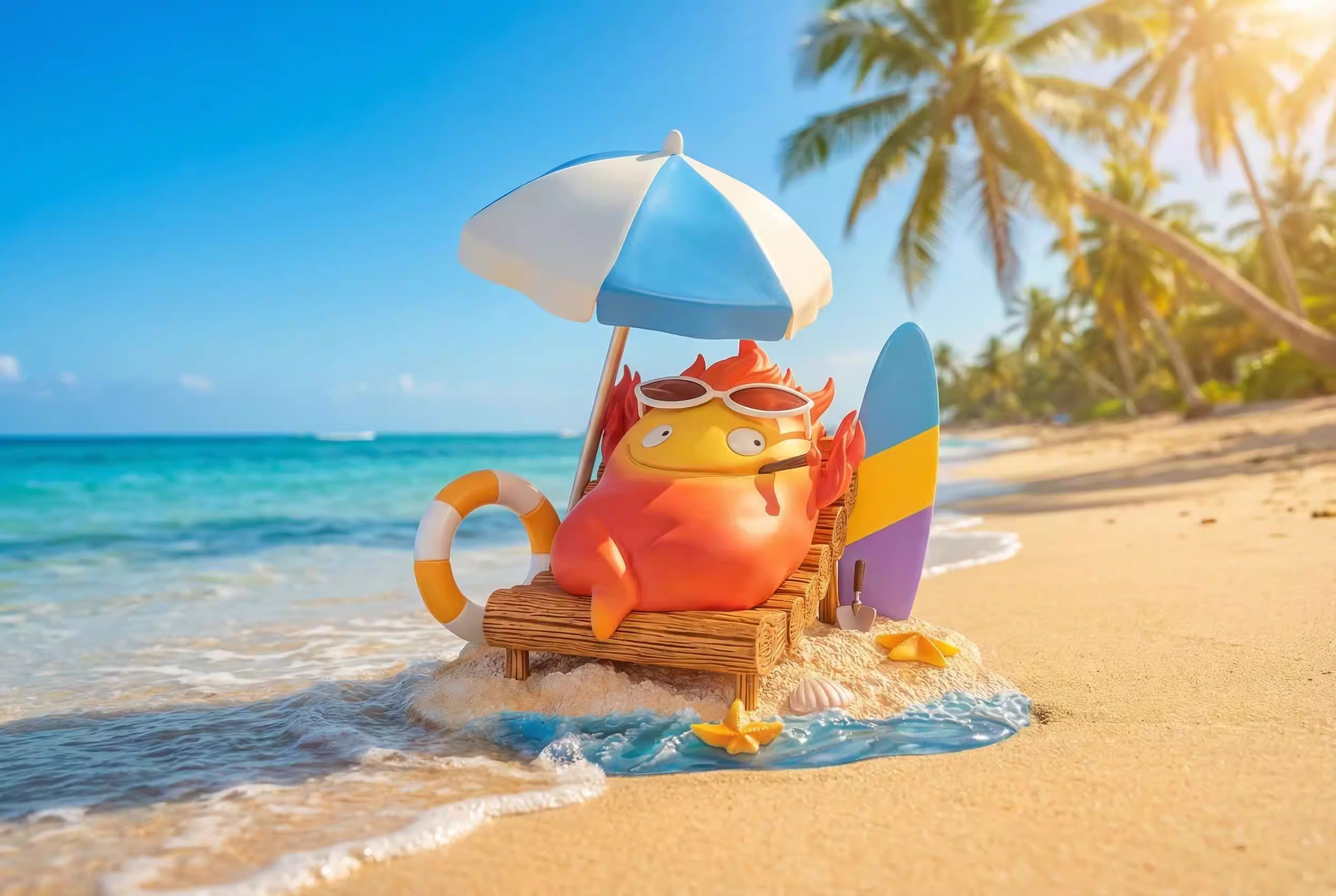 【Pre-sale】Sandy Beach Calcifer-LongMiao and Lucky Studios