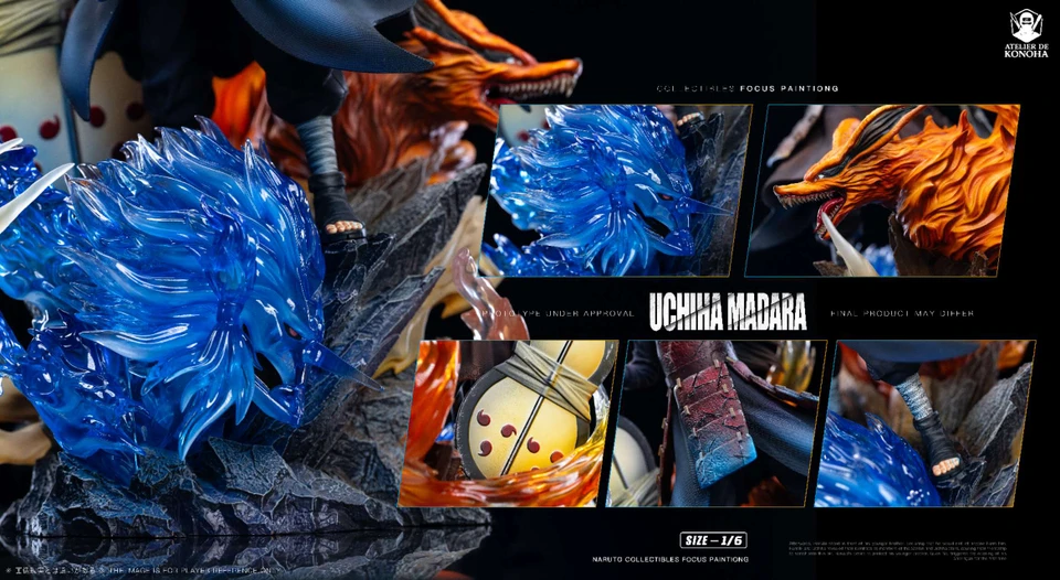 【Pre-sale】1/6 Scale Senju Hashirama and Uchiha Madara-ATELIER DE KONOHA Studio