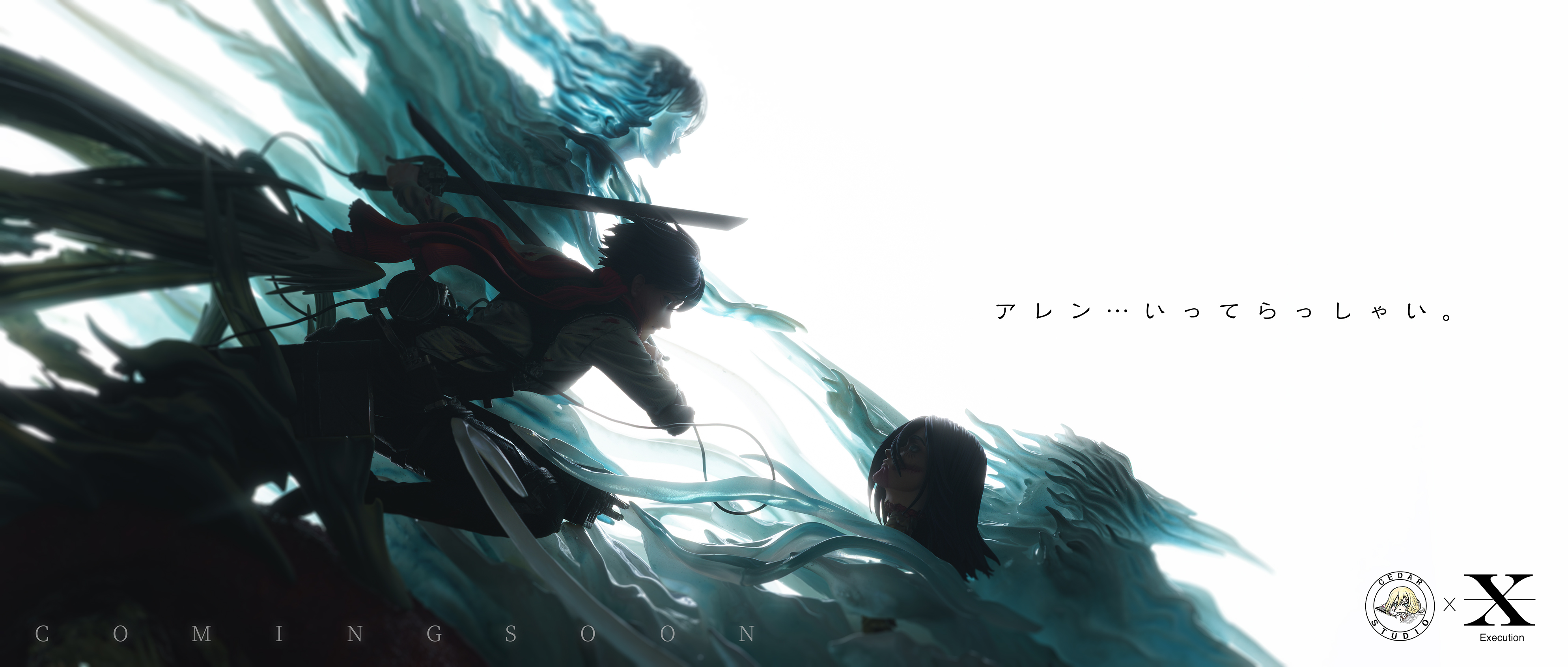 【Pre-sale】1/6 Scale Mikasa and Eren-Attack on Titan-Execution Studio × Cedar Studio