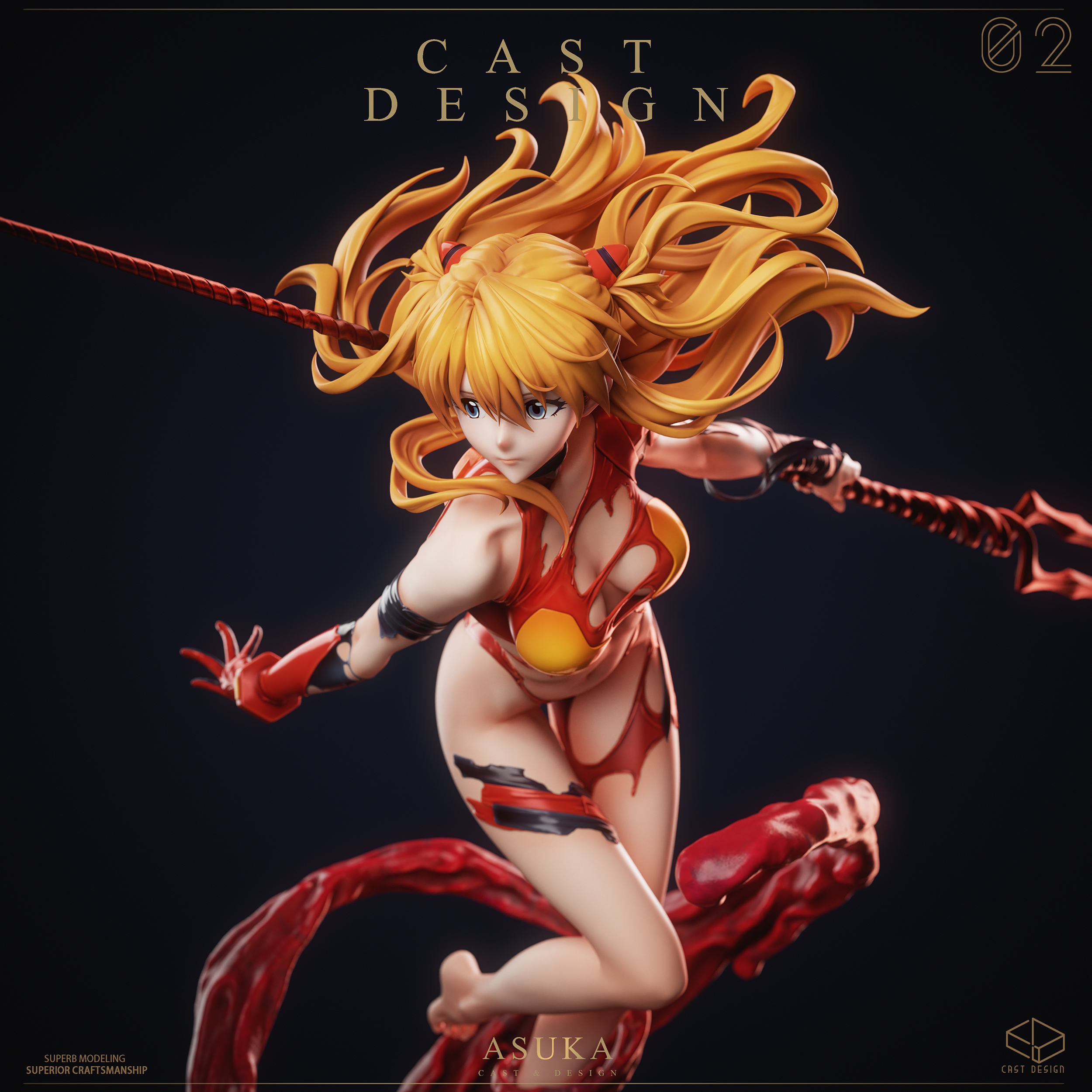 【Pre-sale】1/4 Scale NO.10 Asuka-Cast Design Studio
