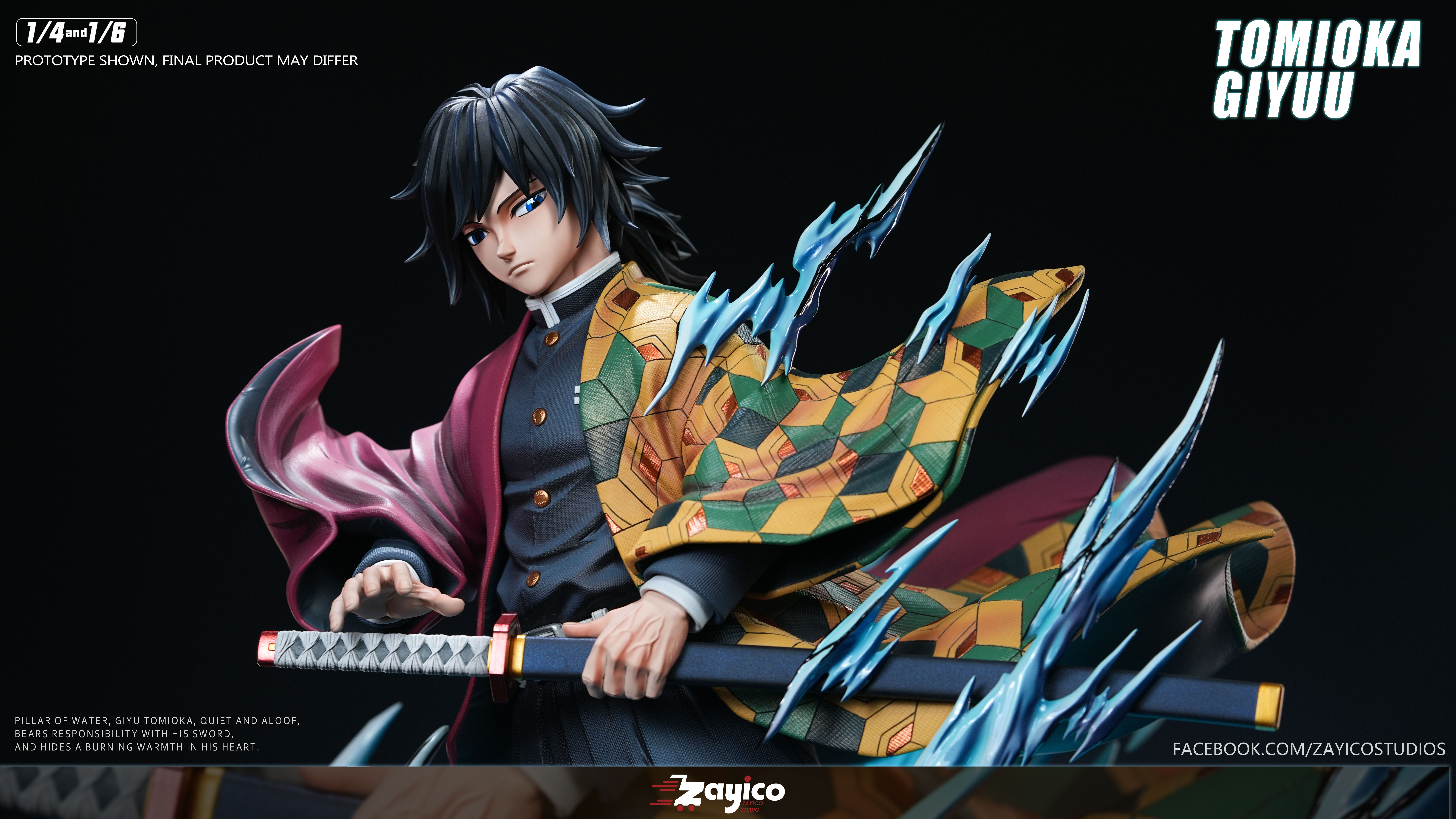 【Pre-sale】1/6 and 1/4 Scale Tomioka Giyuu-Demon Slayer-Zayico Studio