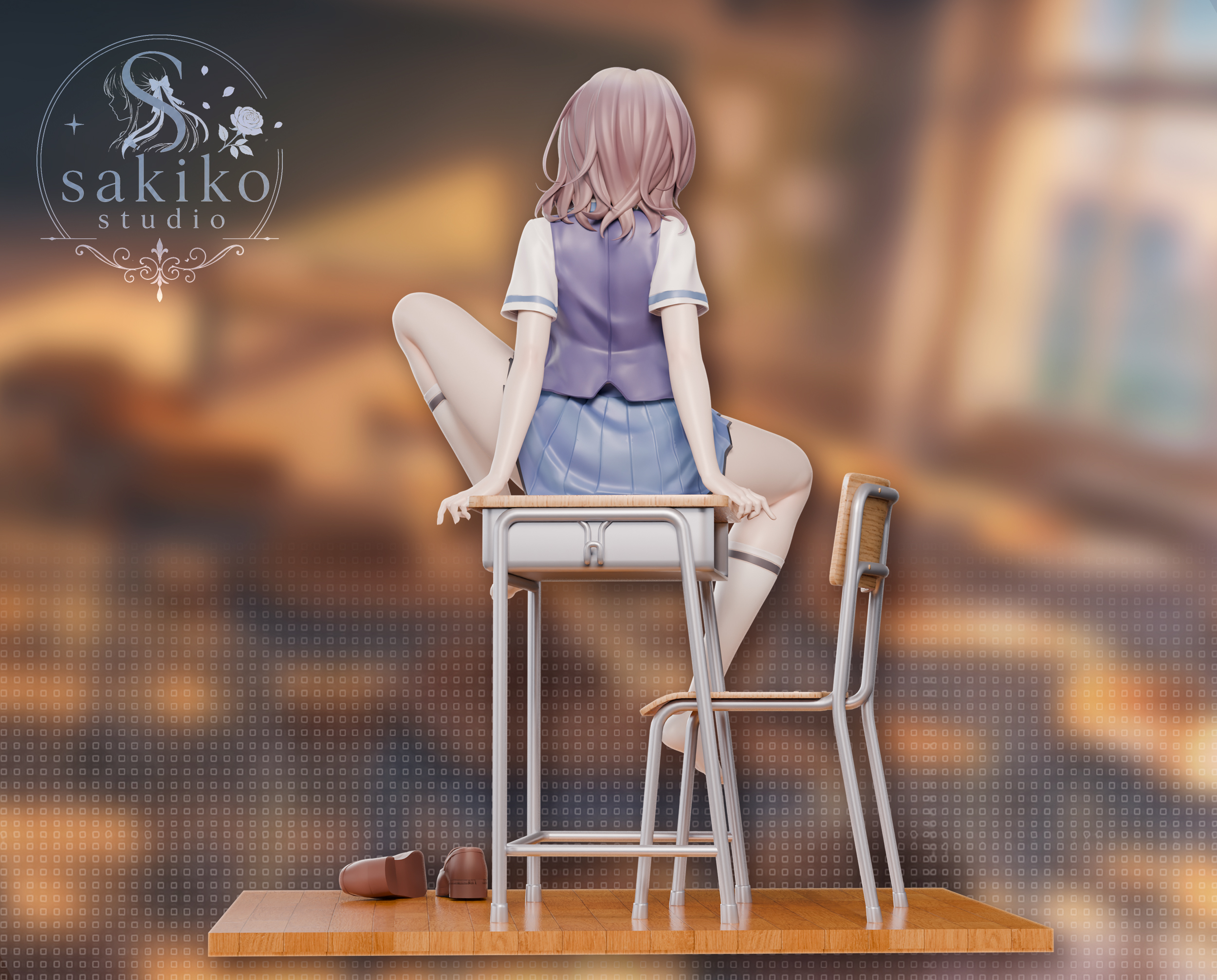 【Pre-sale】1/6 Scale Bunny Yanagi Shion-Amakano 3-Still Studio