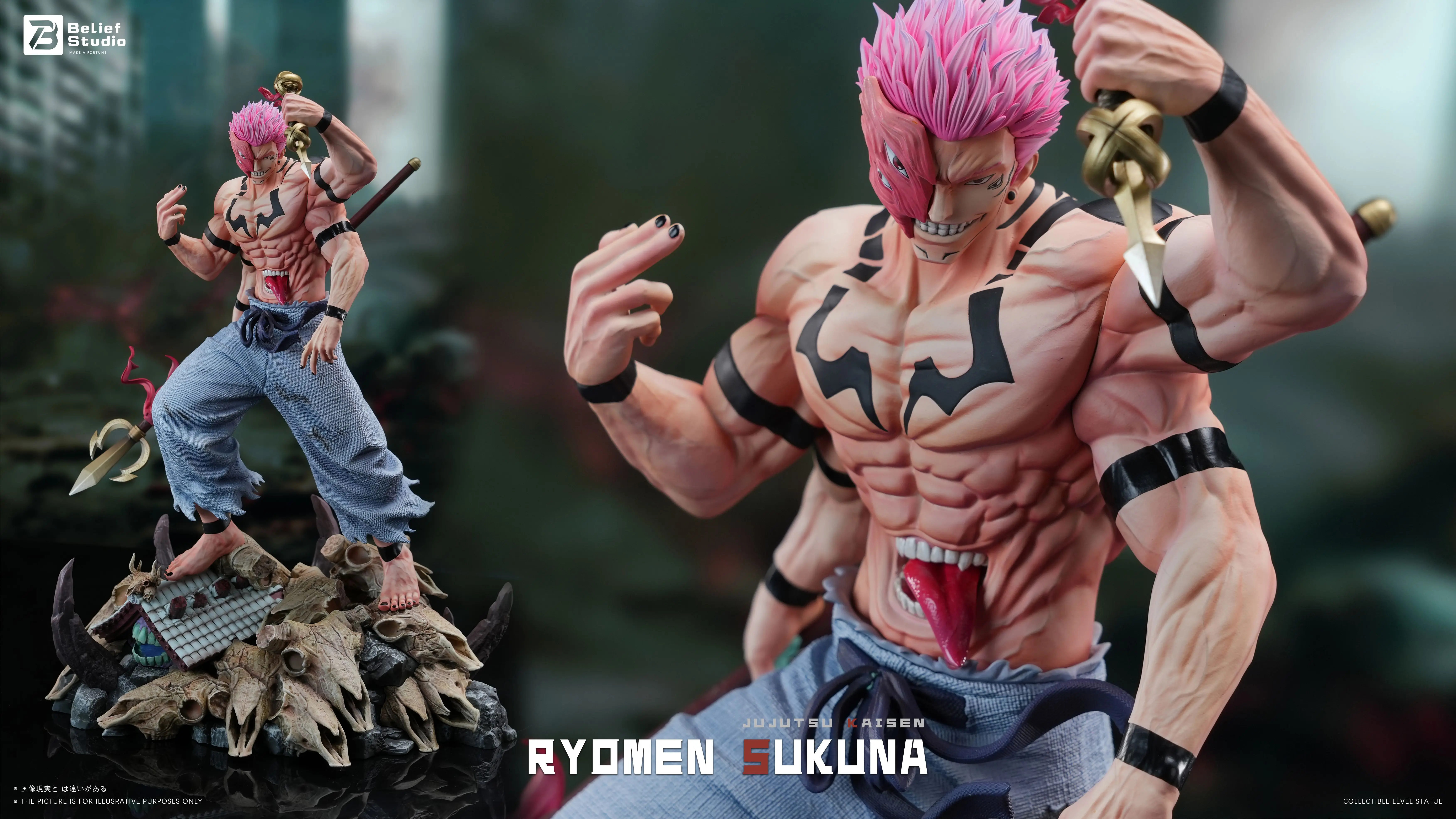 【Pre-sale】1/6 Scale 4 Hands Ryomen Sukuna-Jujutsu Kaisen-Belief Studio