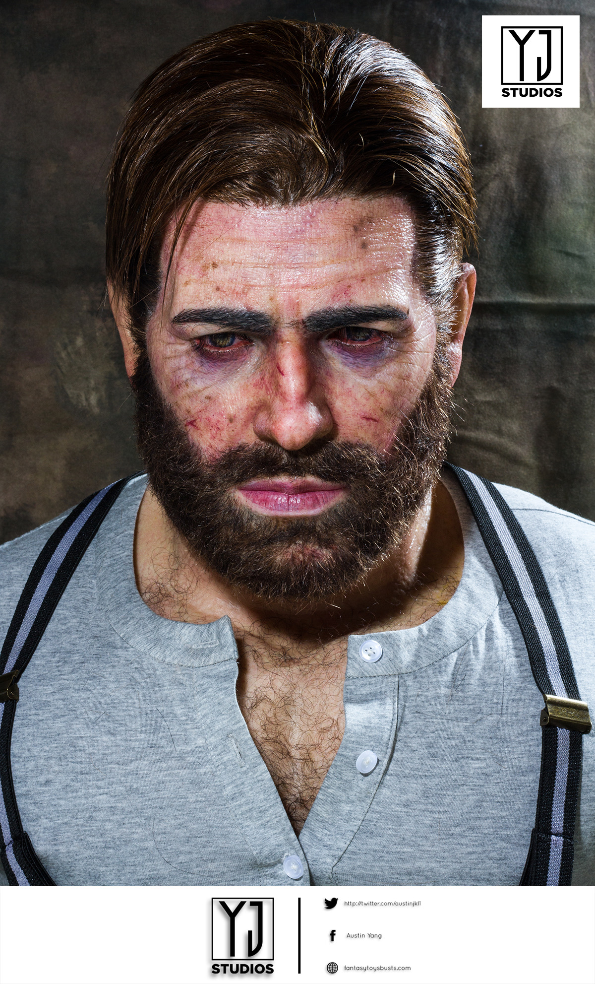 【Pre-sale】1/1 Scale Bust of Morgan Sick version-YJ Studio