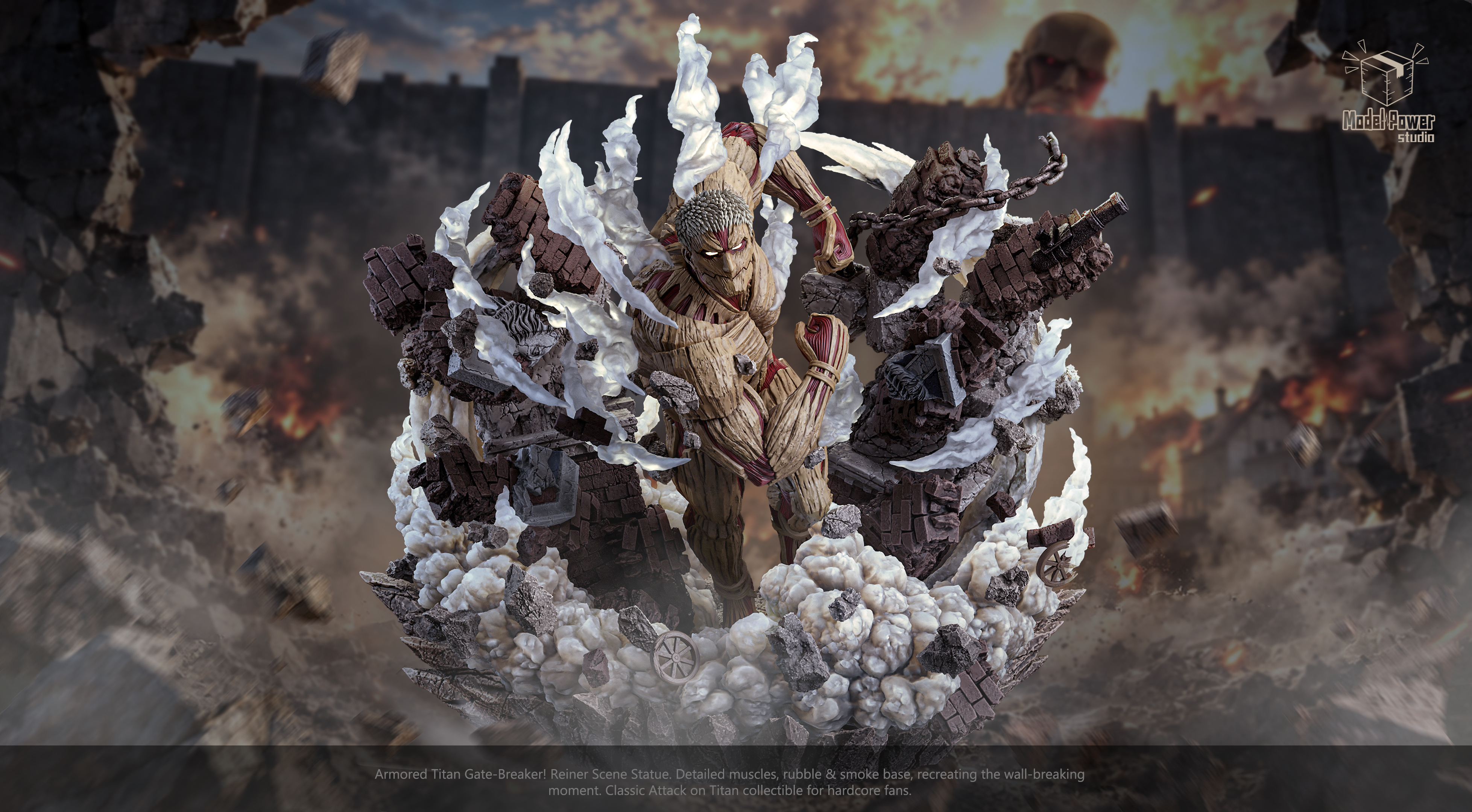 【Pre-sale】The Armored Titan-Attack on Titan-Model Power studio