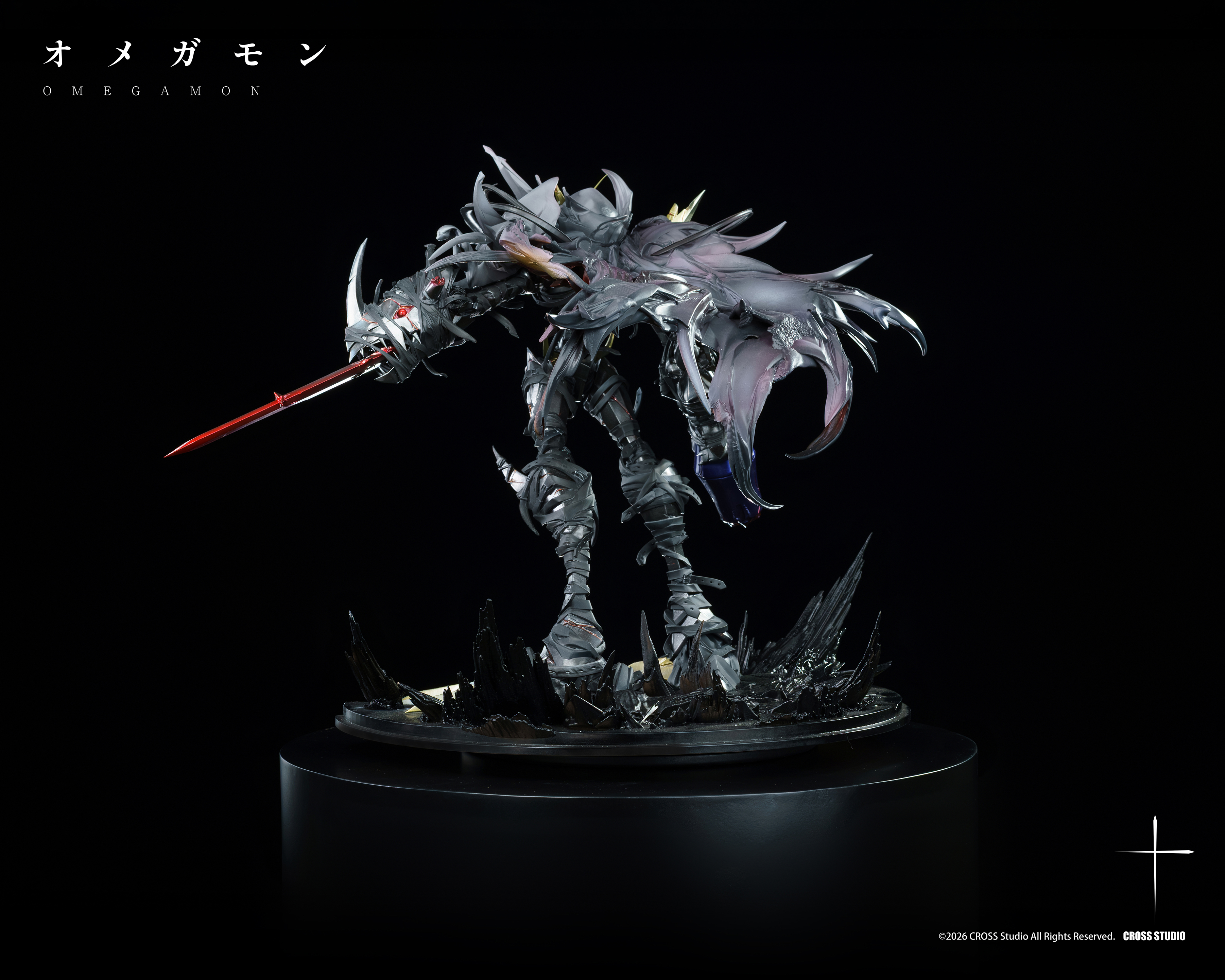 【Pre-sale】Omegamon Zwart-Digimon Adventure-Cross Studio