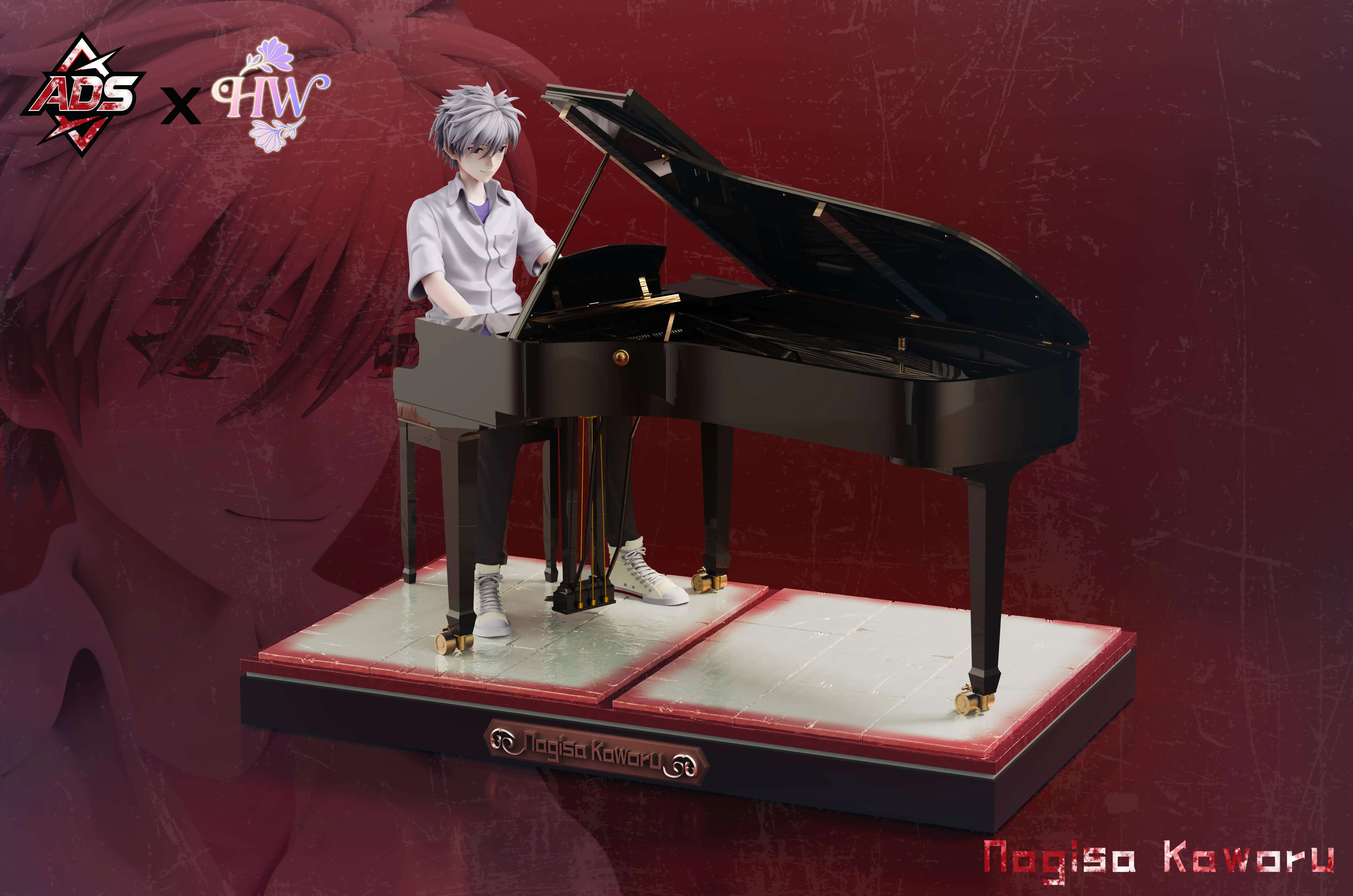 【Pre-sale】1/6 Scale Piano Nagisa Kaworu-ADS Studio