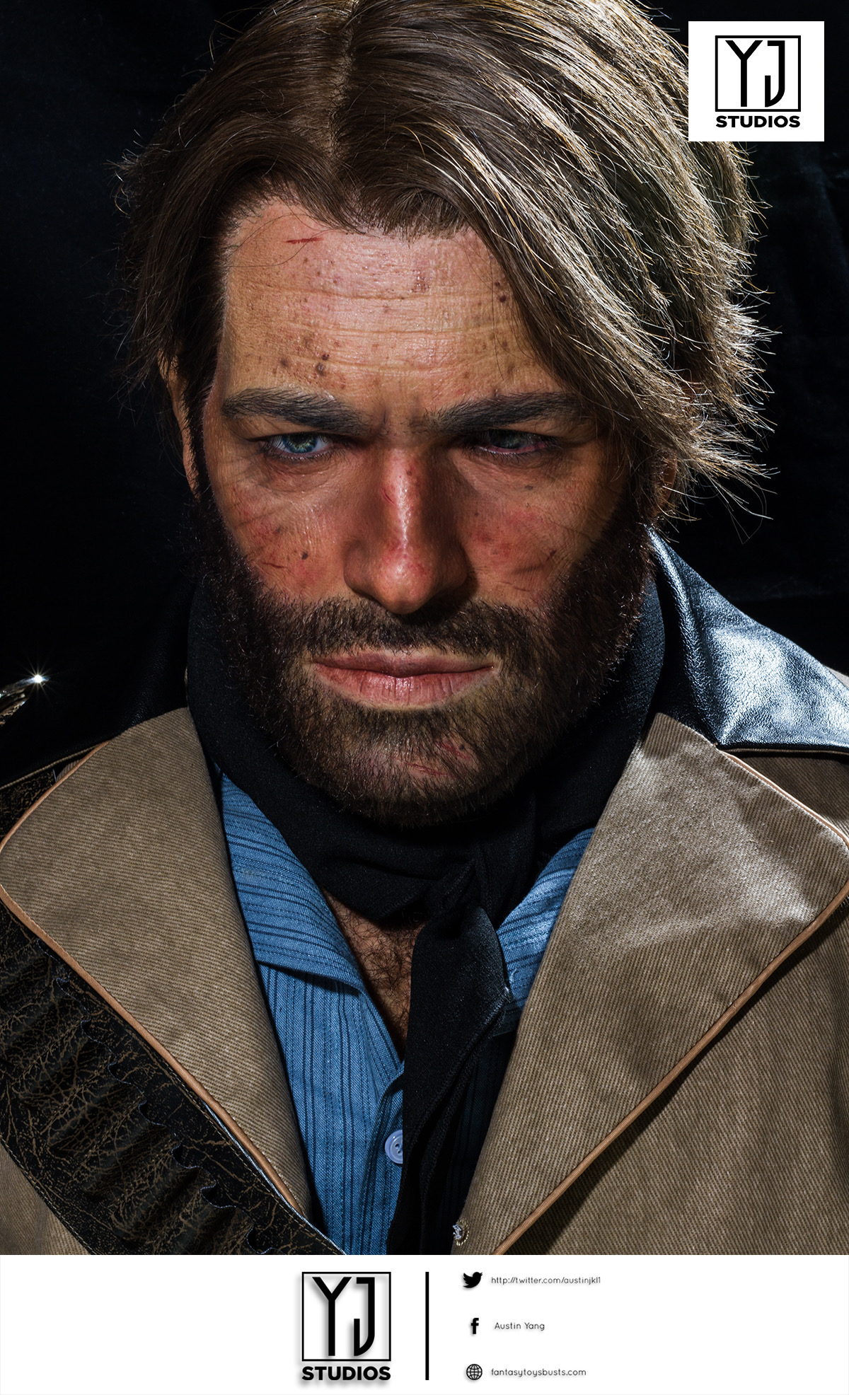 【Pre-sale】1/1 Scale Bust of Arthur Morgan-YJ Studio