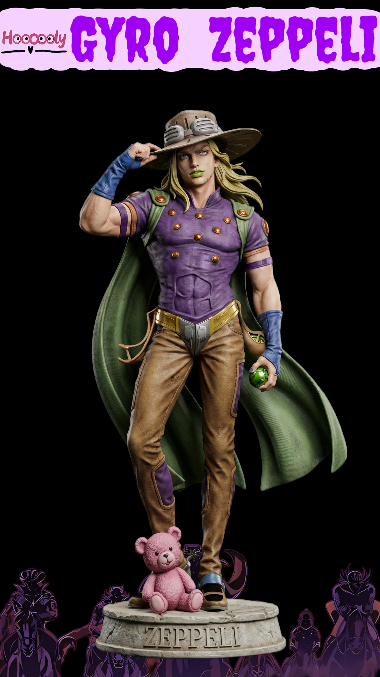【Pre-sale】1/6 Scale Steel Ball Run Gyro Zeppeli-JoJo's Bizarre Adventure-Hoooooly Studio