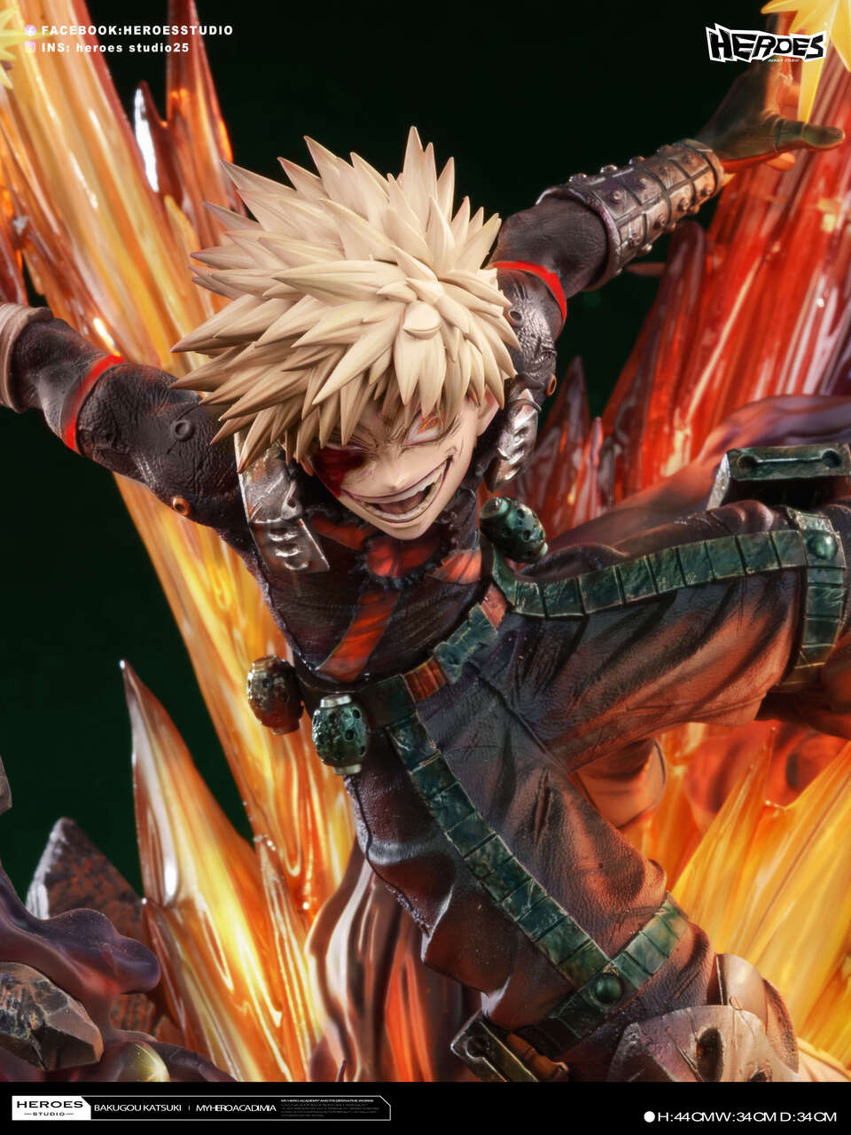 【Pre-sale】1/6 Scale Katsuki Bakugo-My Hero Academia-Heroes Studio