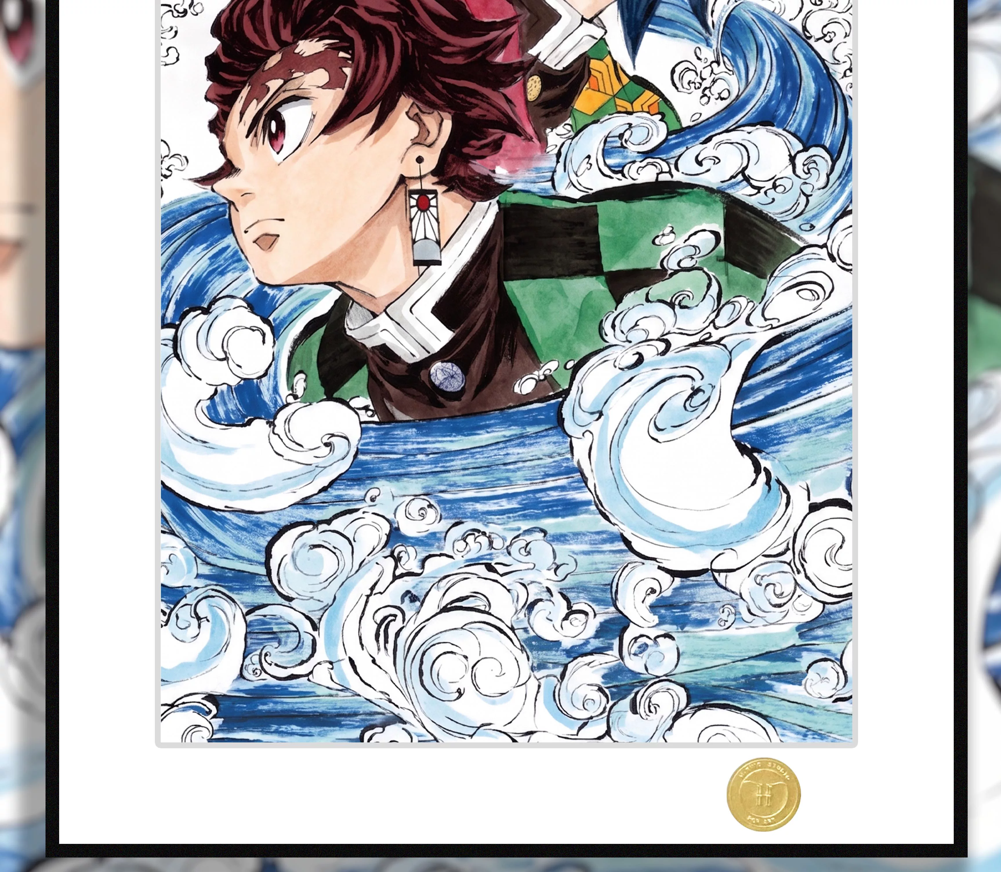 【Pre-sale】Decorative Painting of Tomioka Giyuu and Kamado Tanjiro-H2 Studio