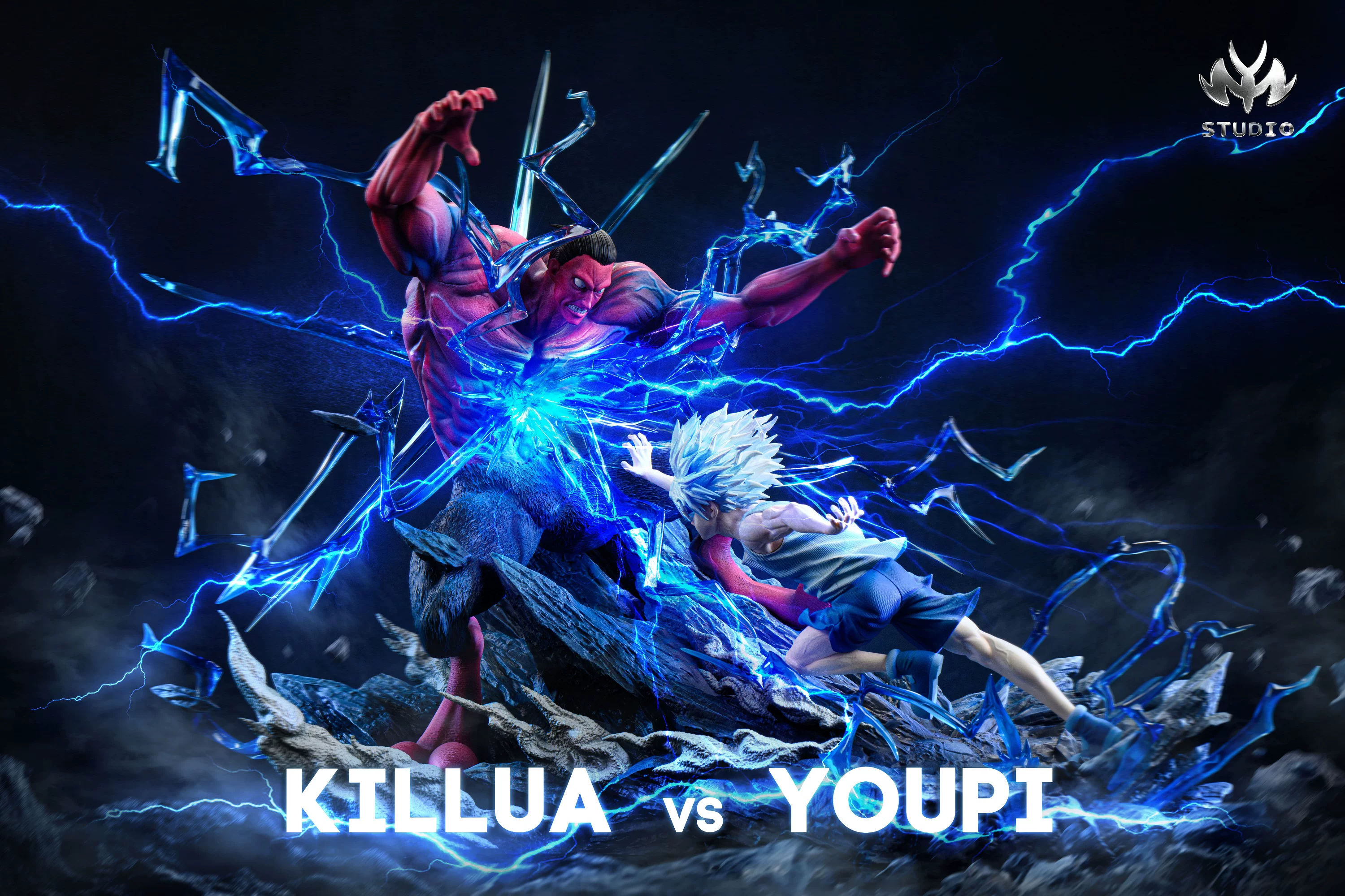 【Pre-sale】1/6 Scale Killua Zoldyck VS Menthuthuyoupi-Hunter X Hunter-MY Studio