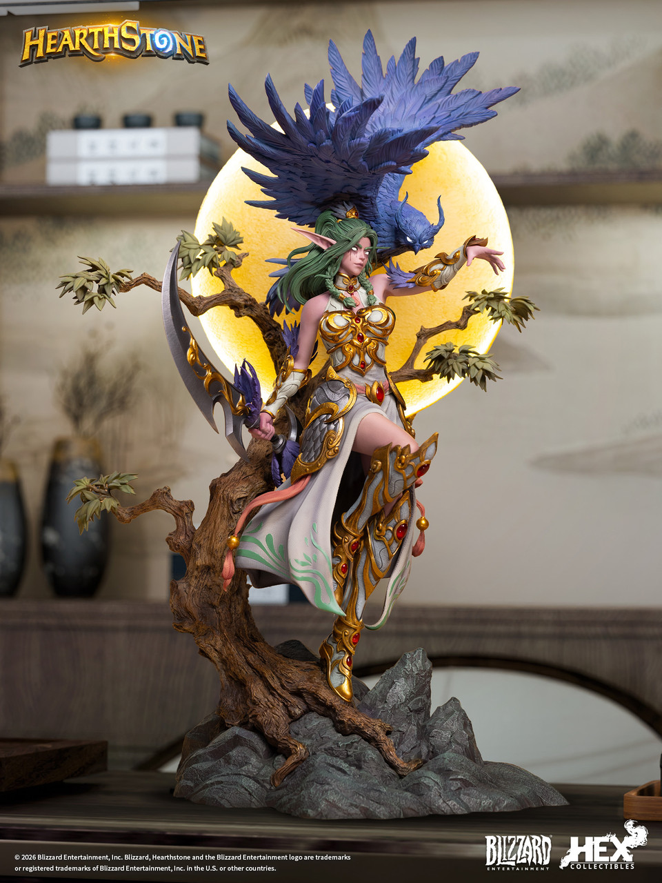 【Pre-sale】1/4 Scale Signature Tyrande Licensed-Hearthstone-HEX Collectibles and Blizzard Studio