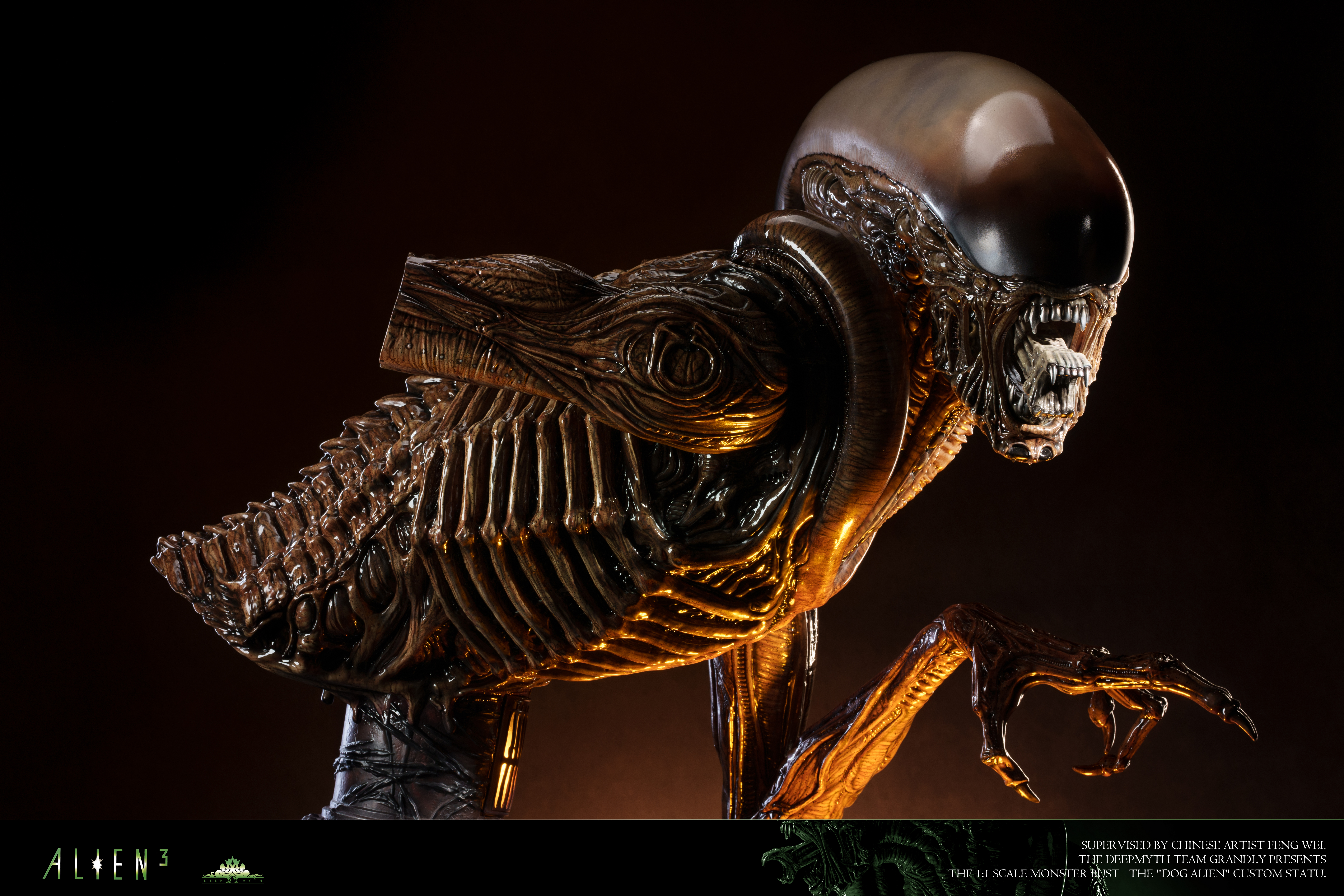 【Pre-sale】1/1 Scale Bust of Dog Alien-Deepmyth Studio