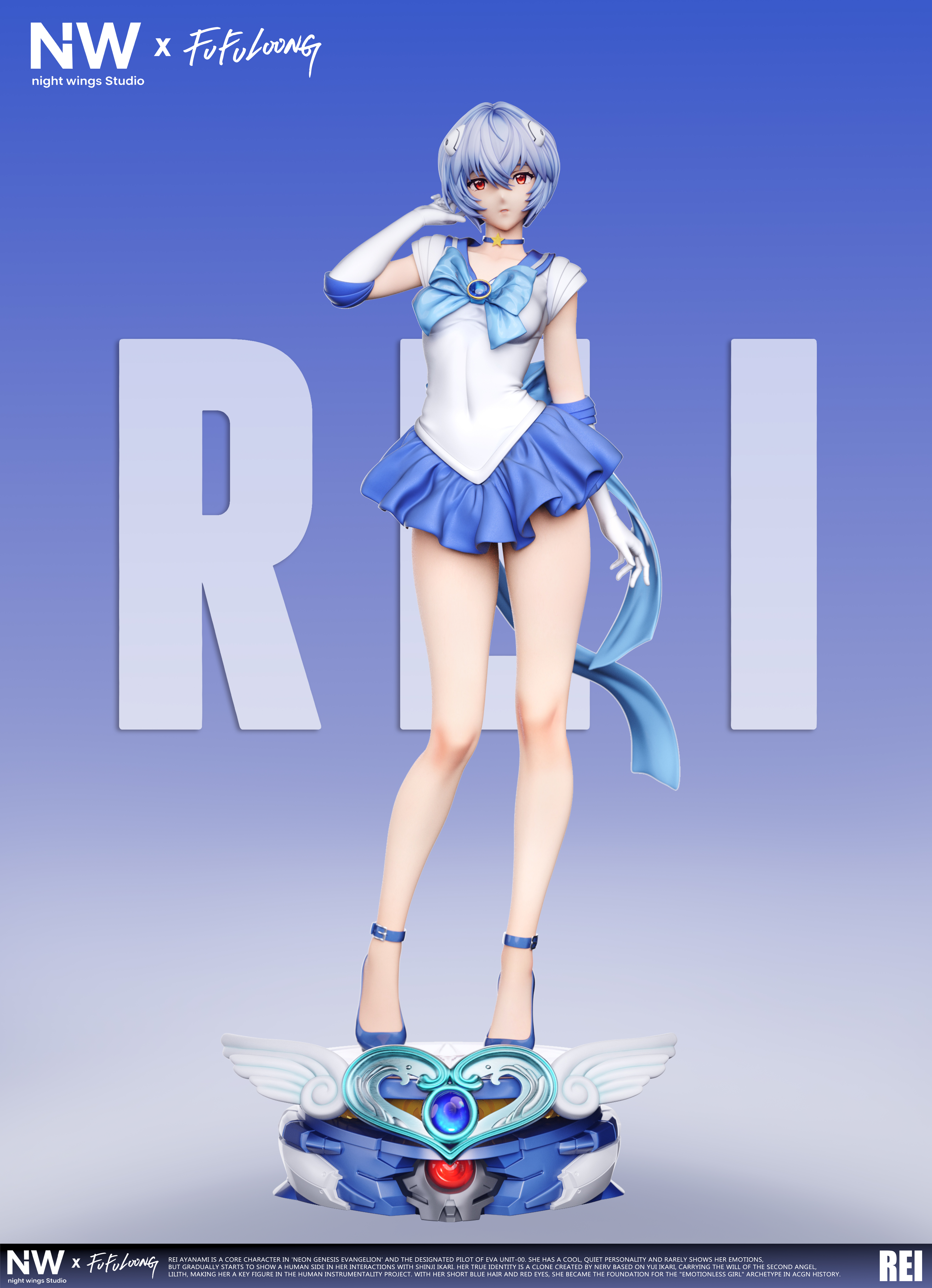 【Pre-sale】1/6 and 1/4 Scale Ayanami Rei-EVA-Night Wing Studio