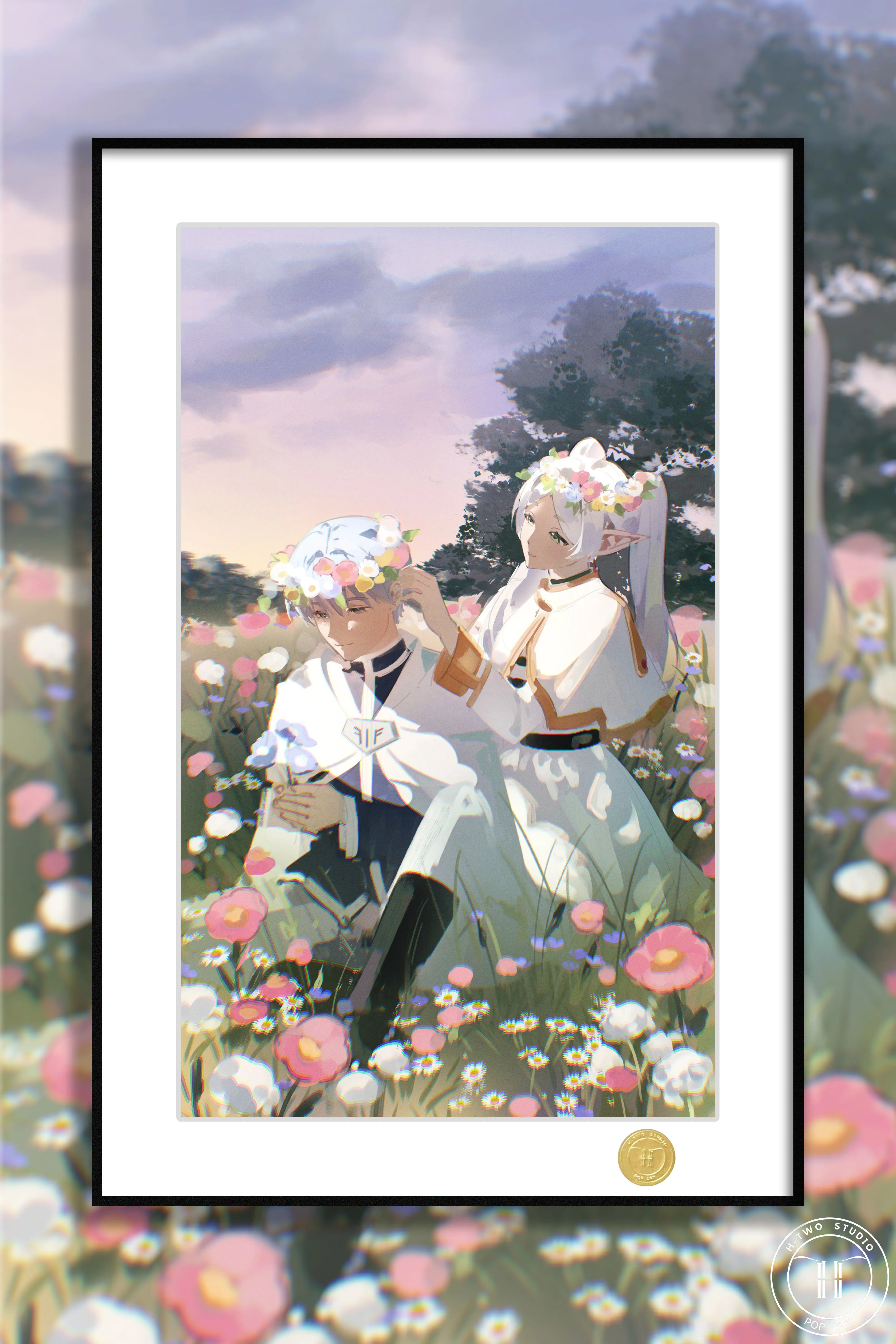 【Pre-sale】Decorative Painting of Frieren and Himmel-H2 Studio