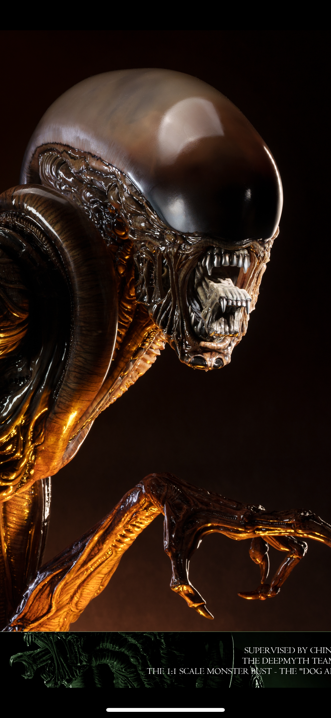 【Pre-sale】1/1 Scale Bust of Dog Alien-Deepmyth Studio