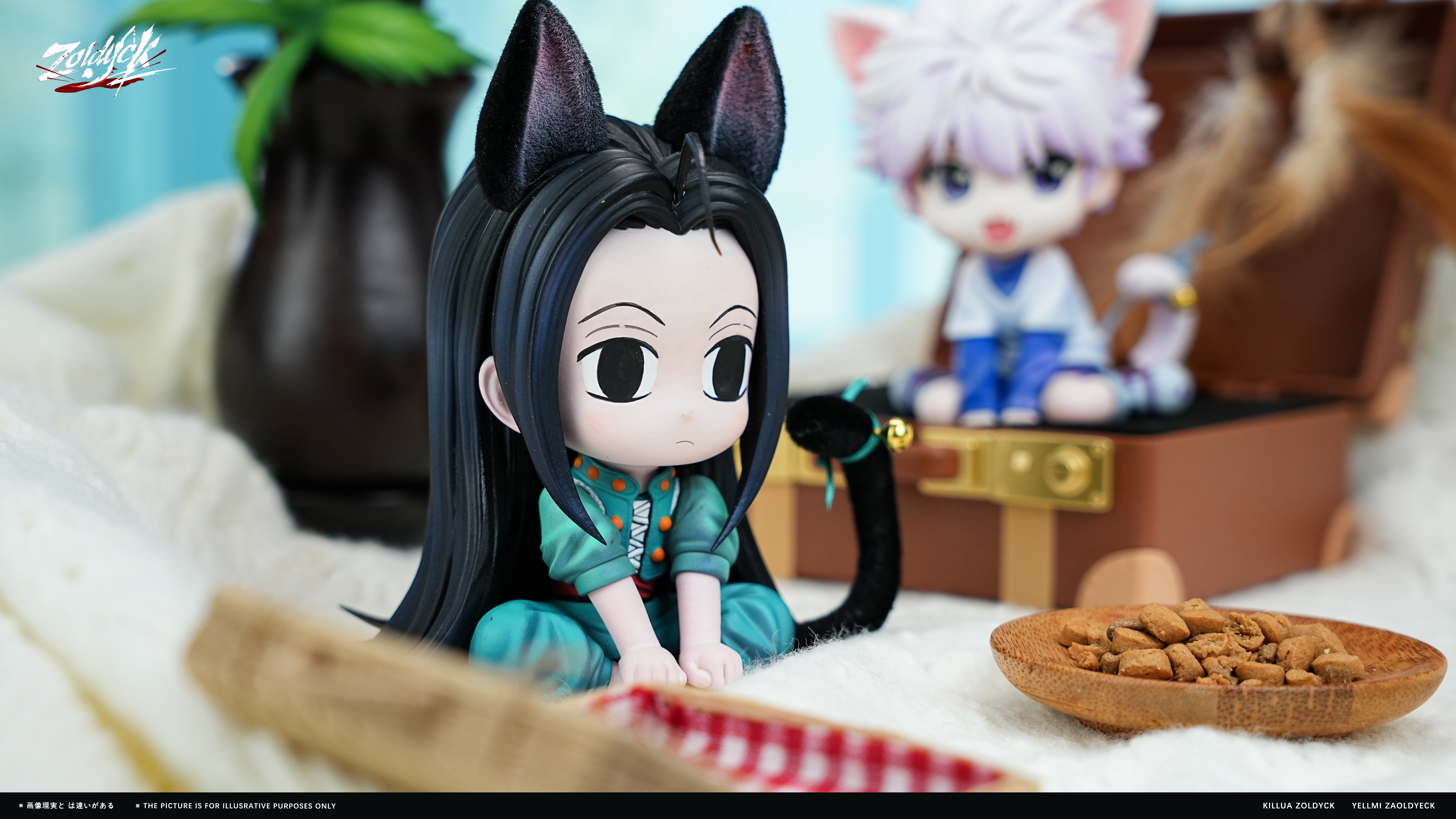 【Pre-sale】Q Version Cat Killua and Yellmi-Hunter X Hunter-Zoldyck (ZDK) Studio