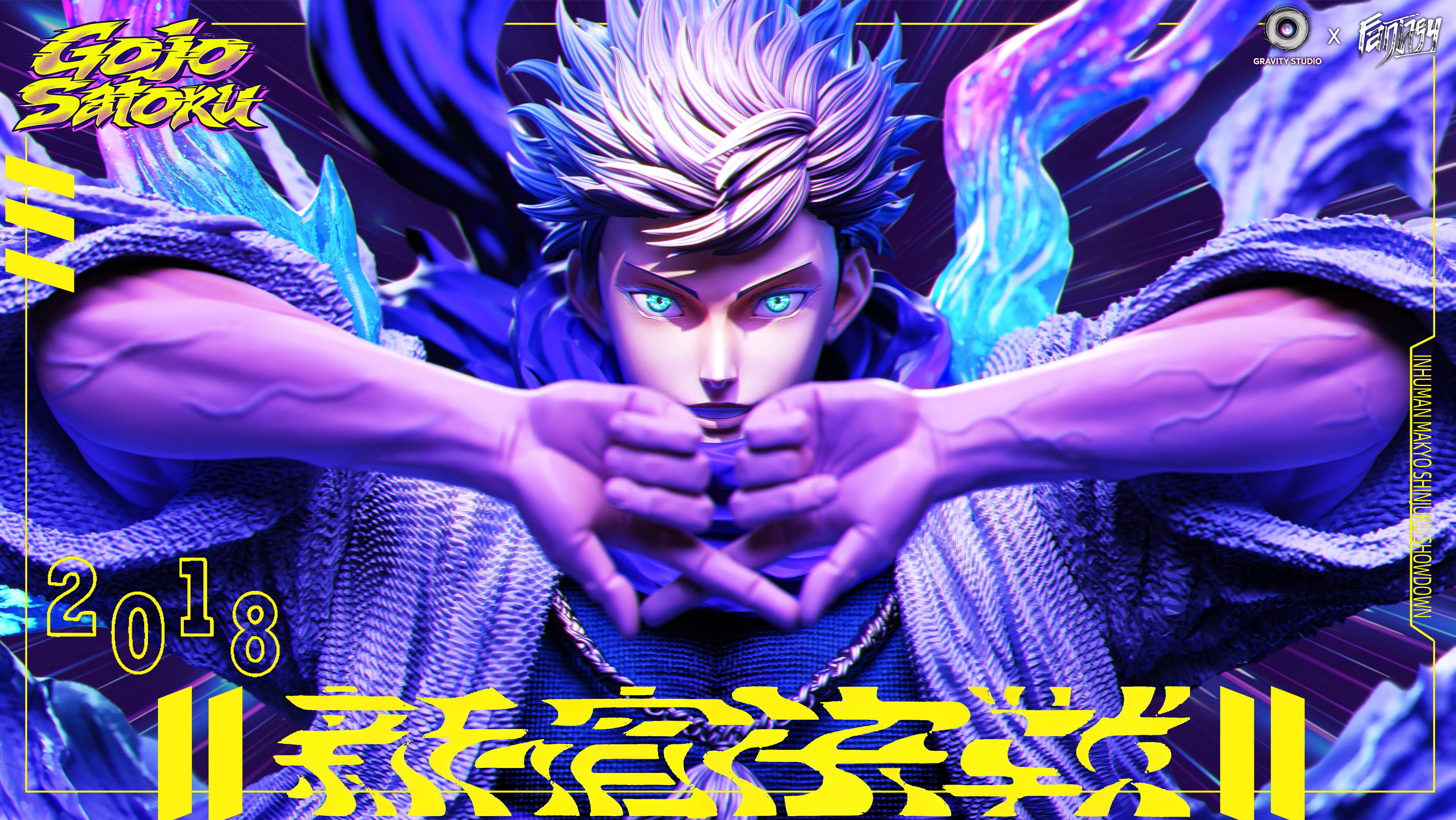 【Pre-sale】1/6 Scale Gojo Satoru with LED-Jujutsu Kaisen-Fantasy × Gravity Studio