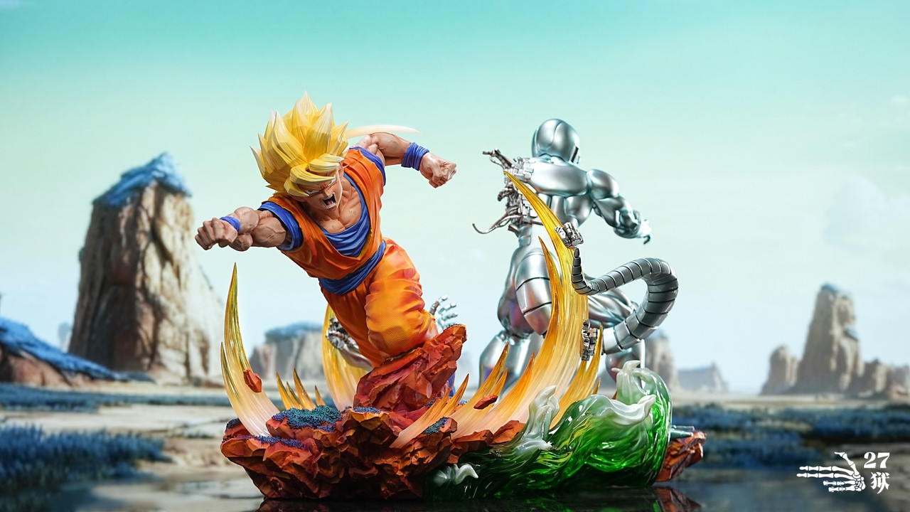 【Pre-sale】1/4 Scale Goku VS Metal Cooler with LED-27abyss Studio