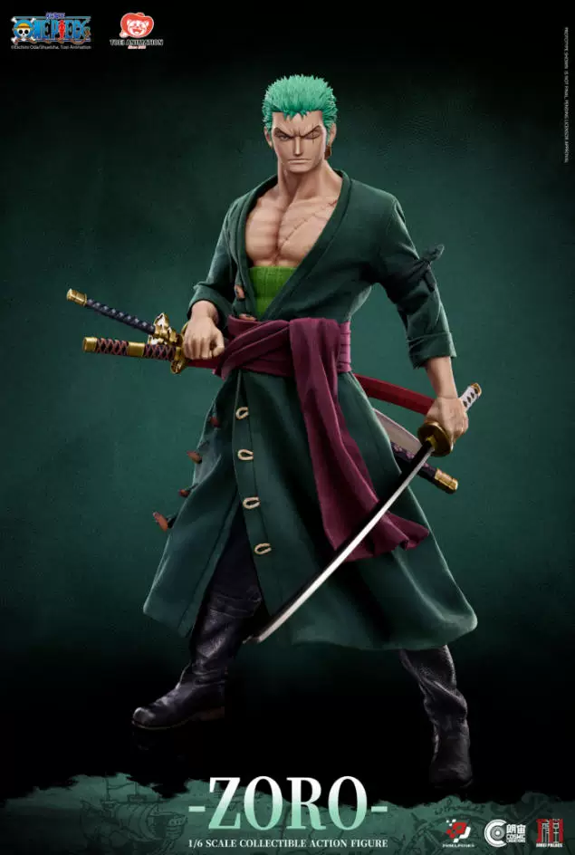 【Pre-sale】1/6 Scale Roronoa Zoro Action Figure Licensed-One Piece-JIMEI PALACE × Pixel Poses Studios