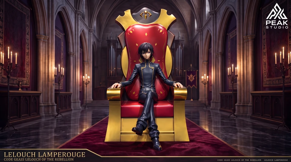【Pre-sale】1/6 Scale Lelouch Lamperouge-Code Geass: Lelouch of the Rebellion-Peak Studio