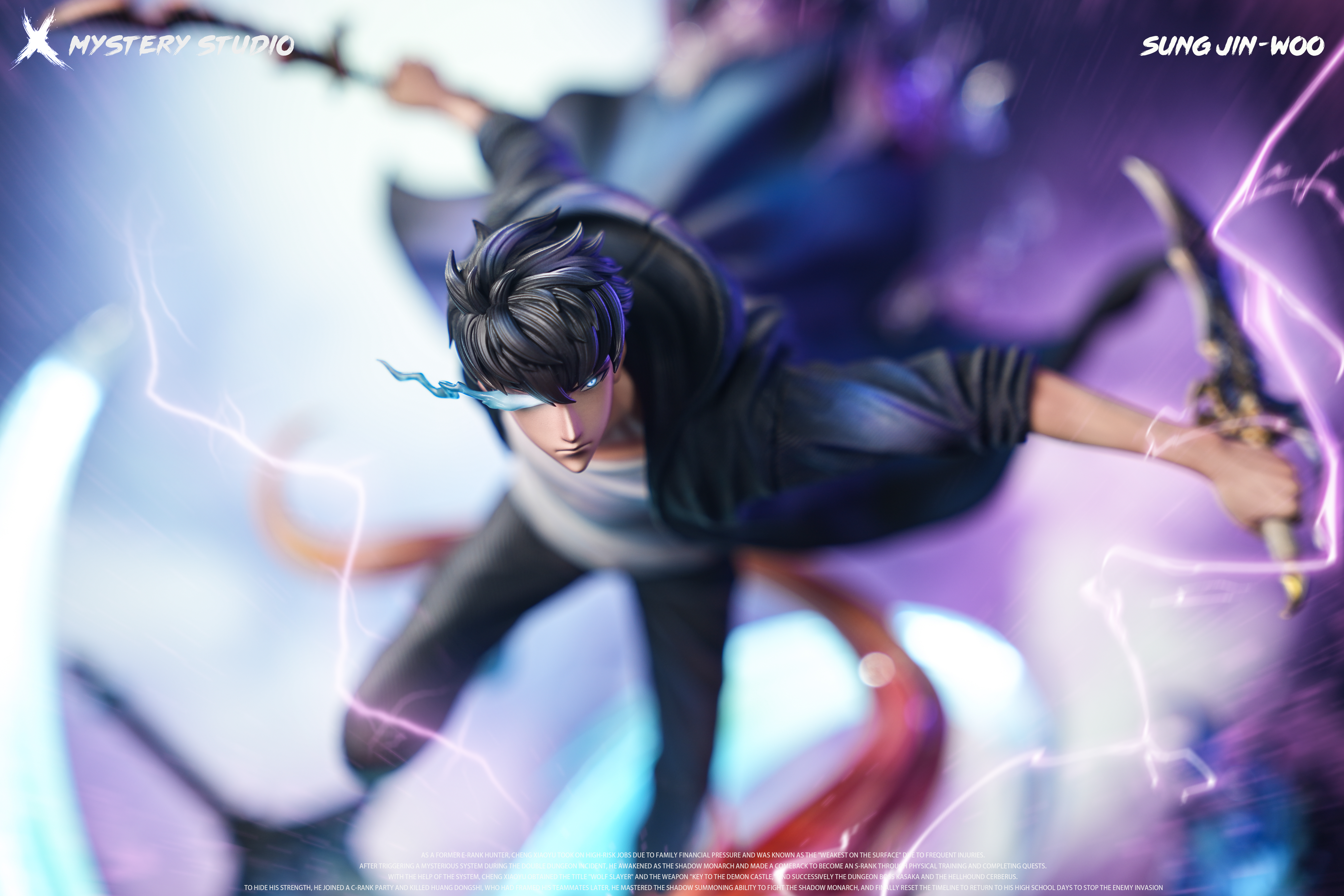 【Pre-sale】1/6 Scale Sung Jin Woo with LED-Solo Leveling-Mystery Studio