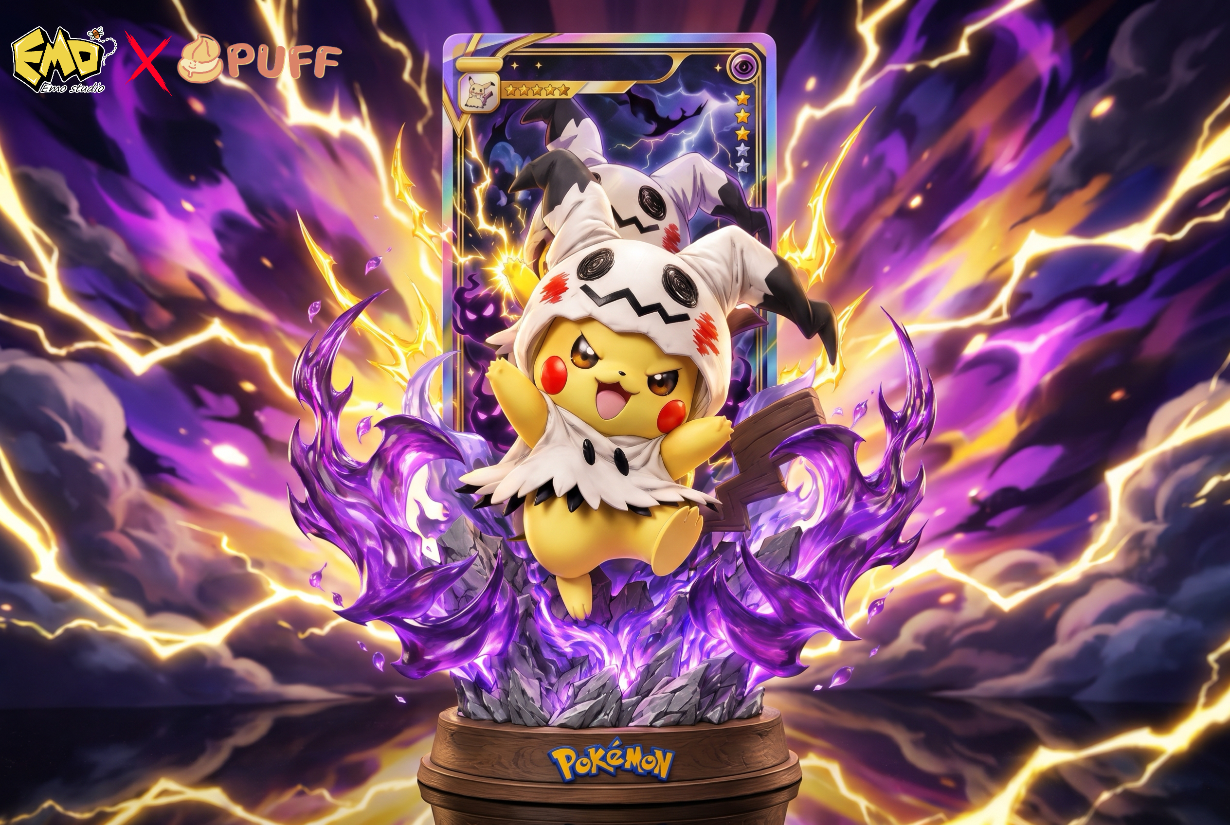 【Pre-sale】007 Mimikyu Pikachu-Pokemon-Emo X Puff Studio