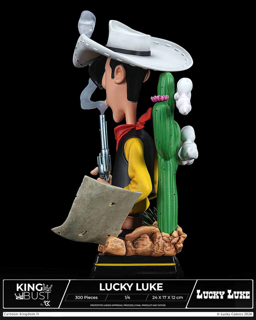 【Pre-sale】1/4 Scale Bust of Lucky Luke-Cartoon Kingdom Studio