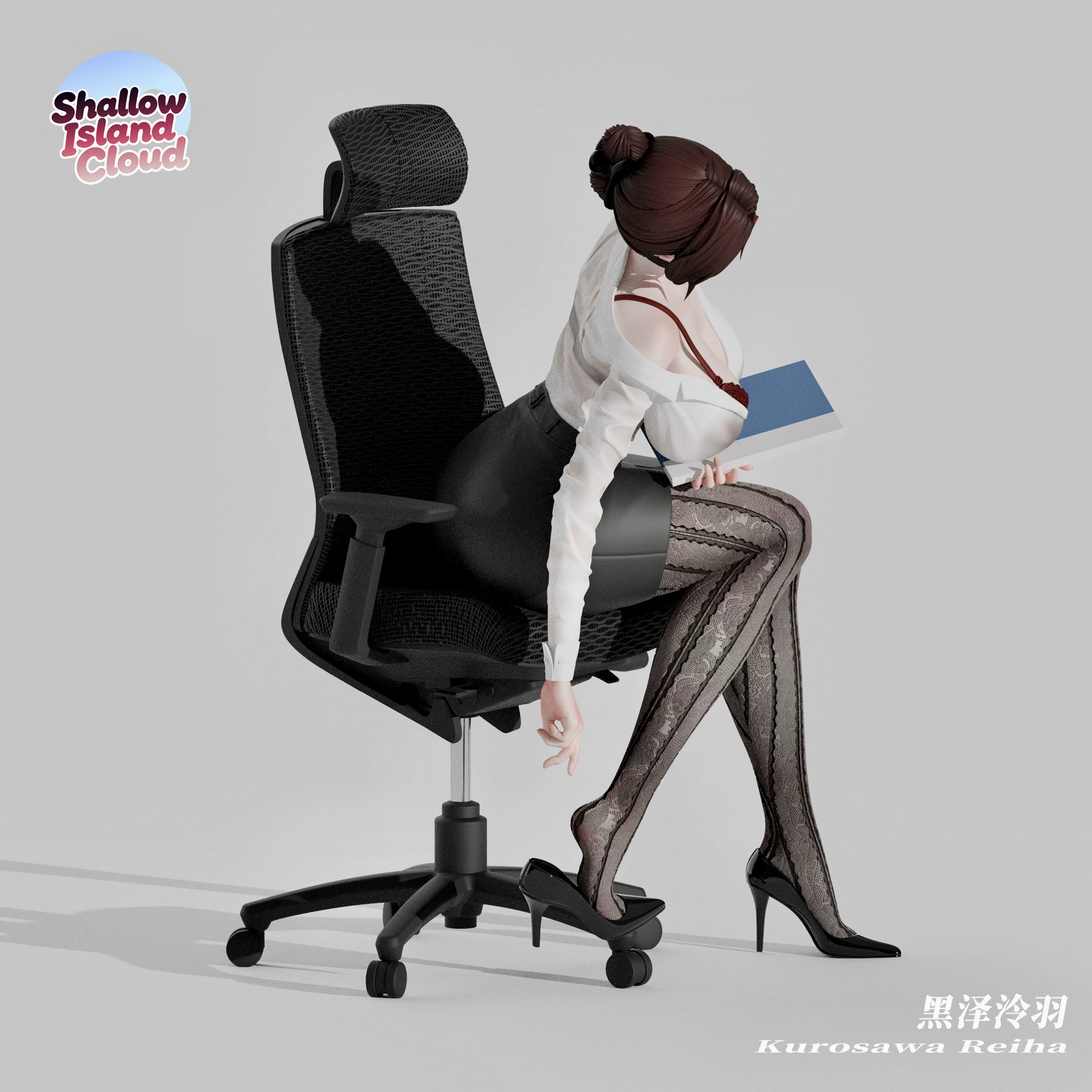 【Pre-sale】1/6 and 1/4 Scale Office Lady Series Kurosawa Reiha-Shallow Island Cloud studio