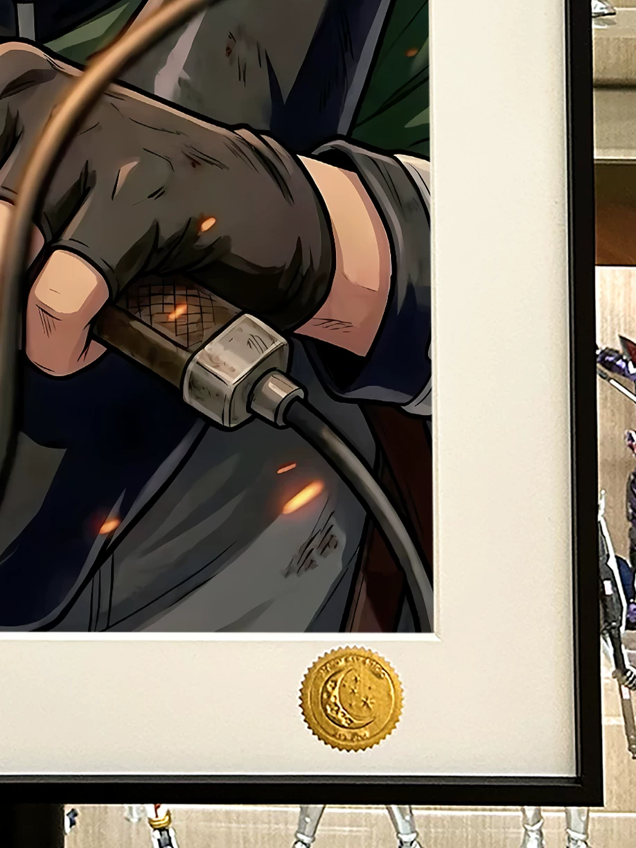 【Pre-sale】Decorative Painting of Fire Levi-Attack on Titan-XingKong Studio