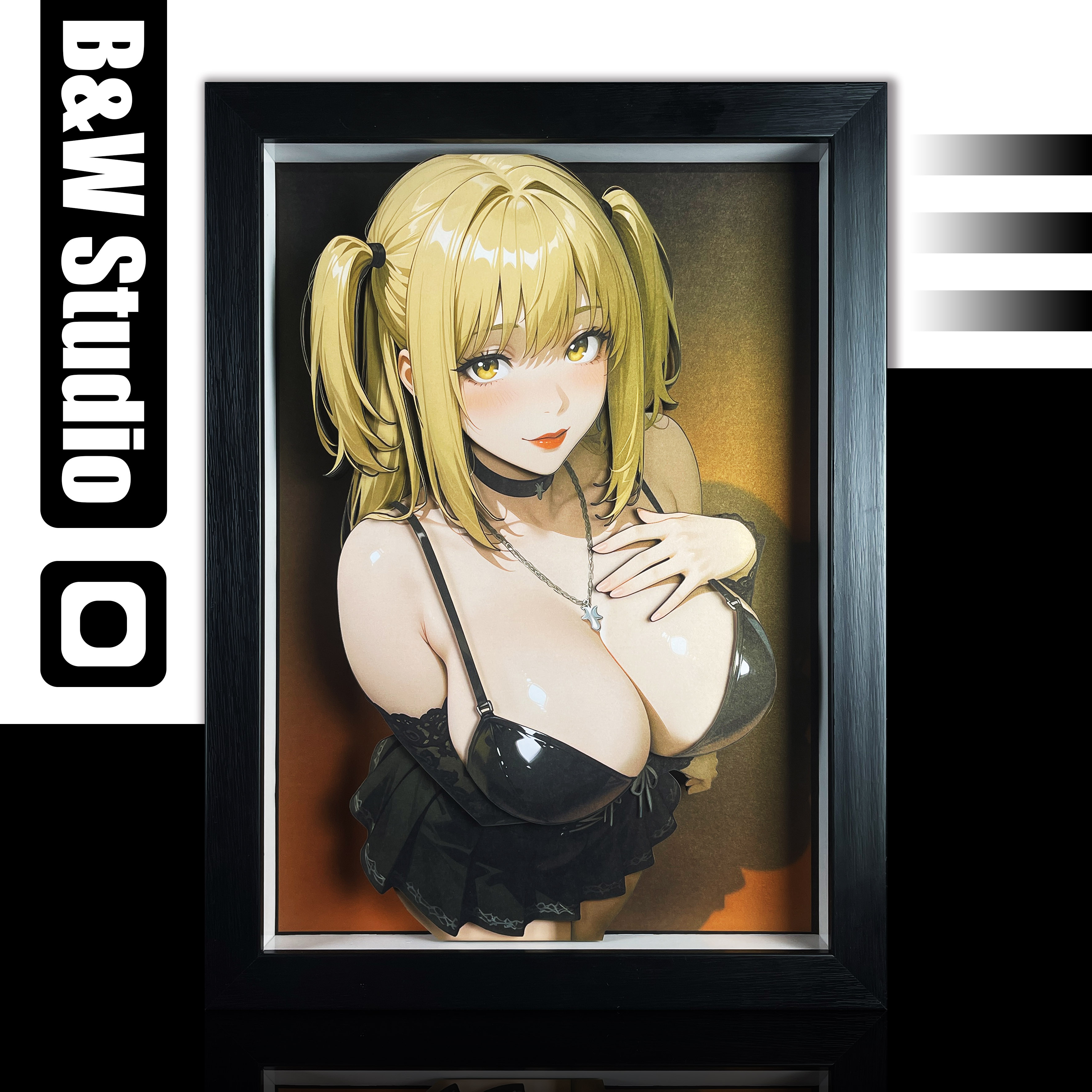 【Pre-sale】Decorative Painting of Misa-Black and White Studio