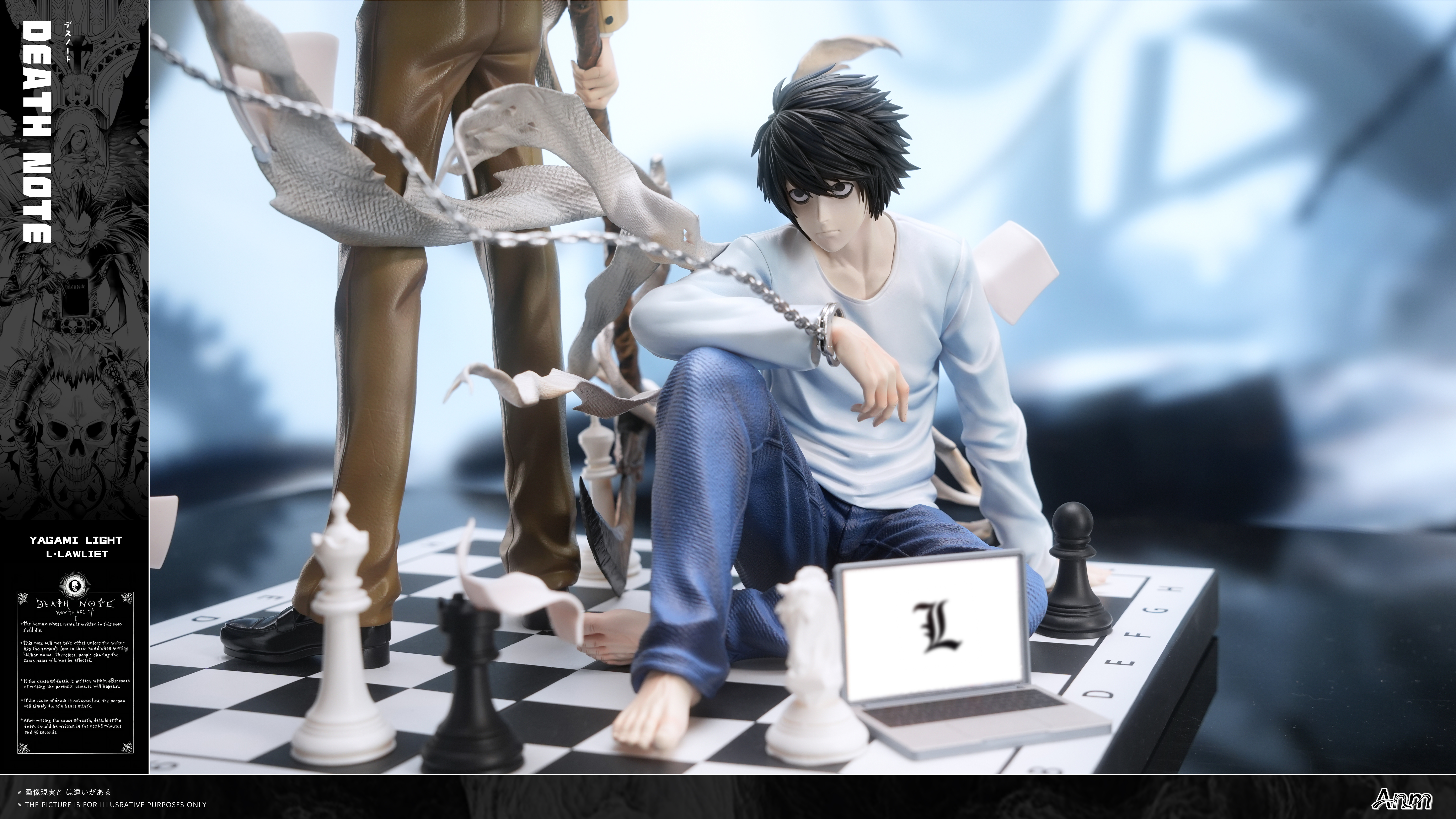 【Pre-sale】1/6 Scale Yagami Light and L lawliet-Anm Studio