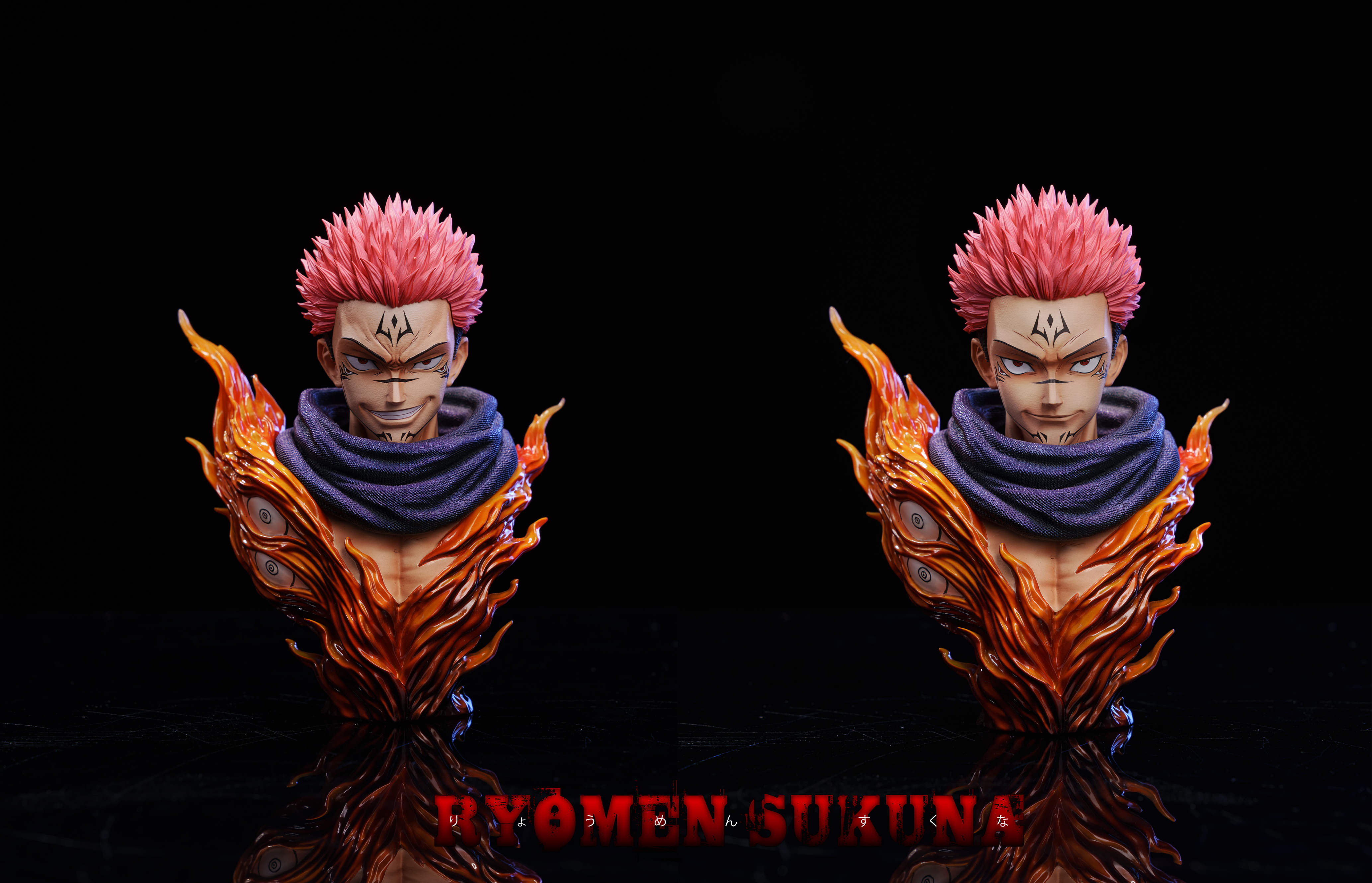 【Pre-sale】1/6 Scale Pink Hair Ryomen Sukuna with Evil Smile-Jujutsu Kaisen-Real World Studio