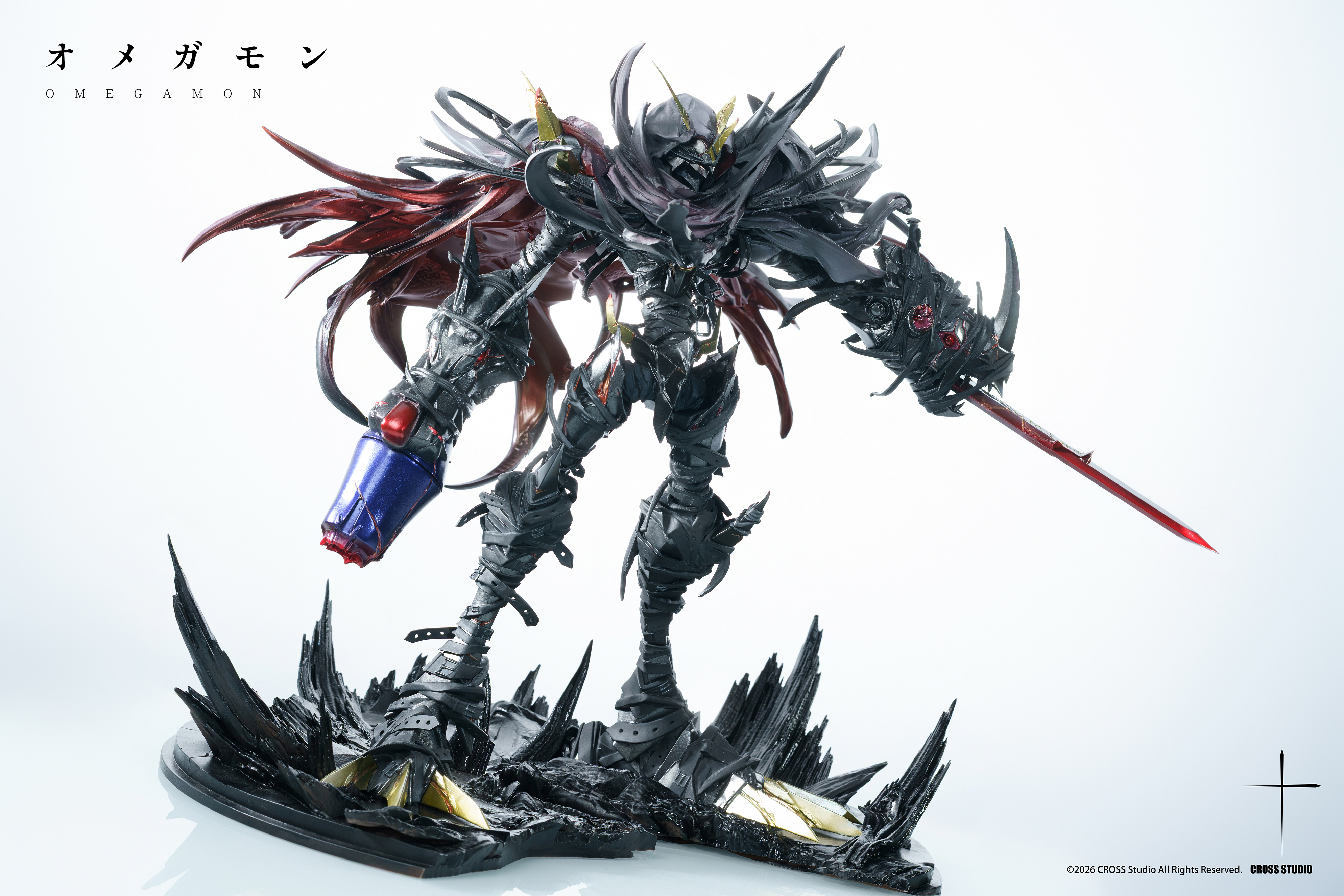 【Pre-sale】Omegamon Zwart-Digimon Adventure-Cross Studio