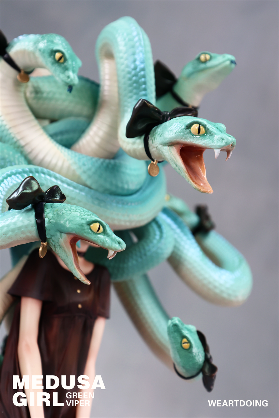【Pre-sale】Medusa Girl-Green Viper and Crimson Viper-WeArtDoing Studio