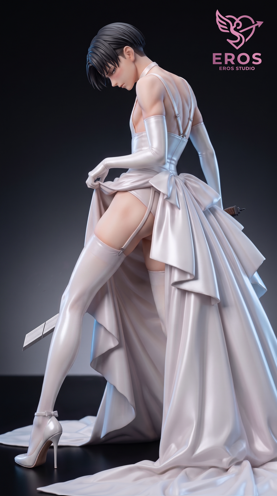 【Pre-sale】1/6 Scale Wedding Dress Levi-Attack on Titan-Eros Studio
