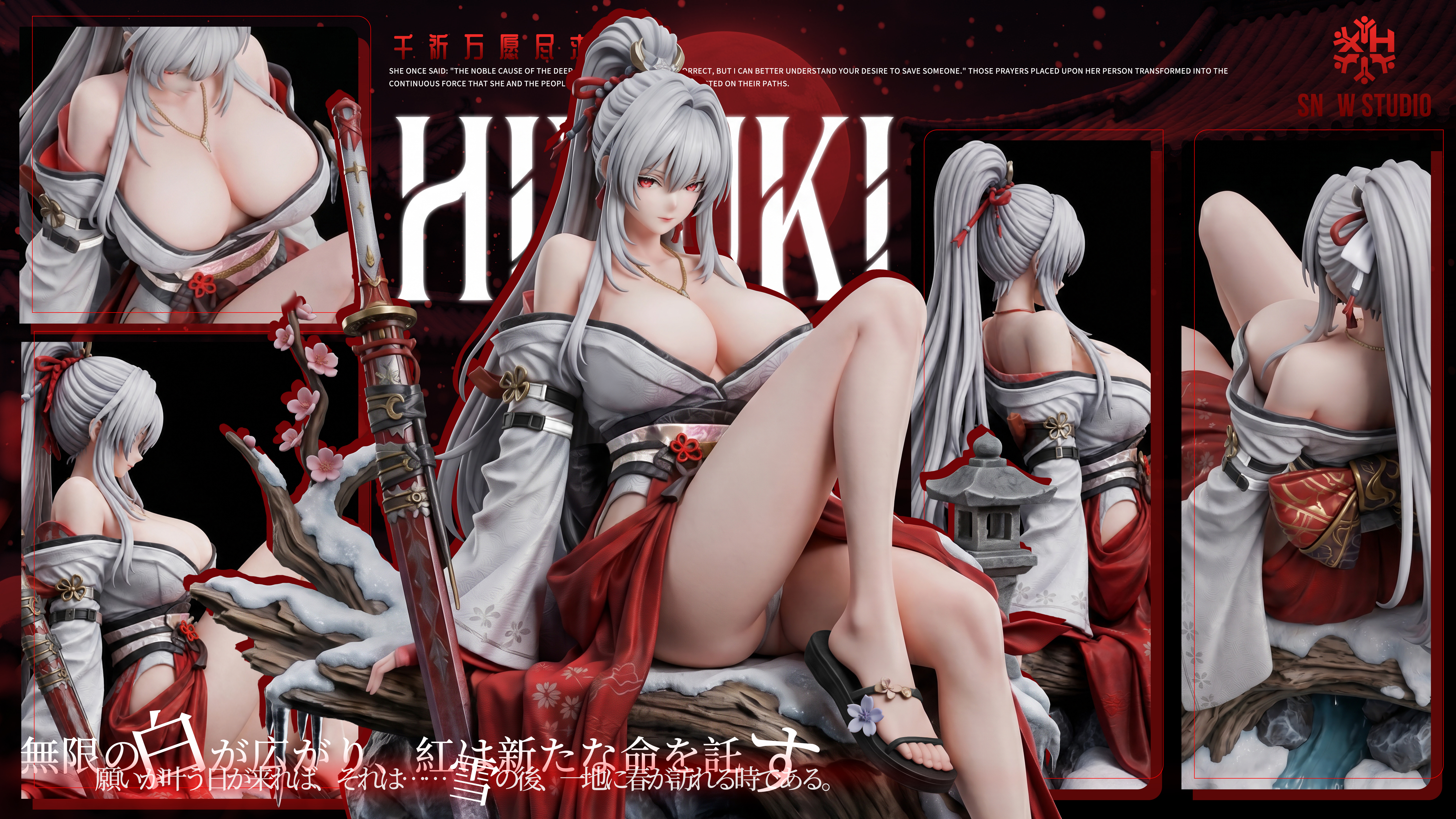 【Pre-sale】1/6 Scale Hiyuki-Wuthering Waves-Snow Studio