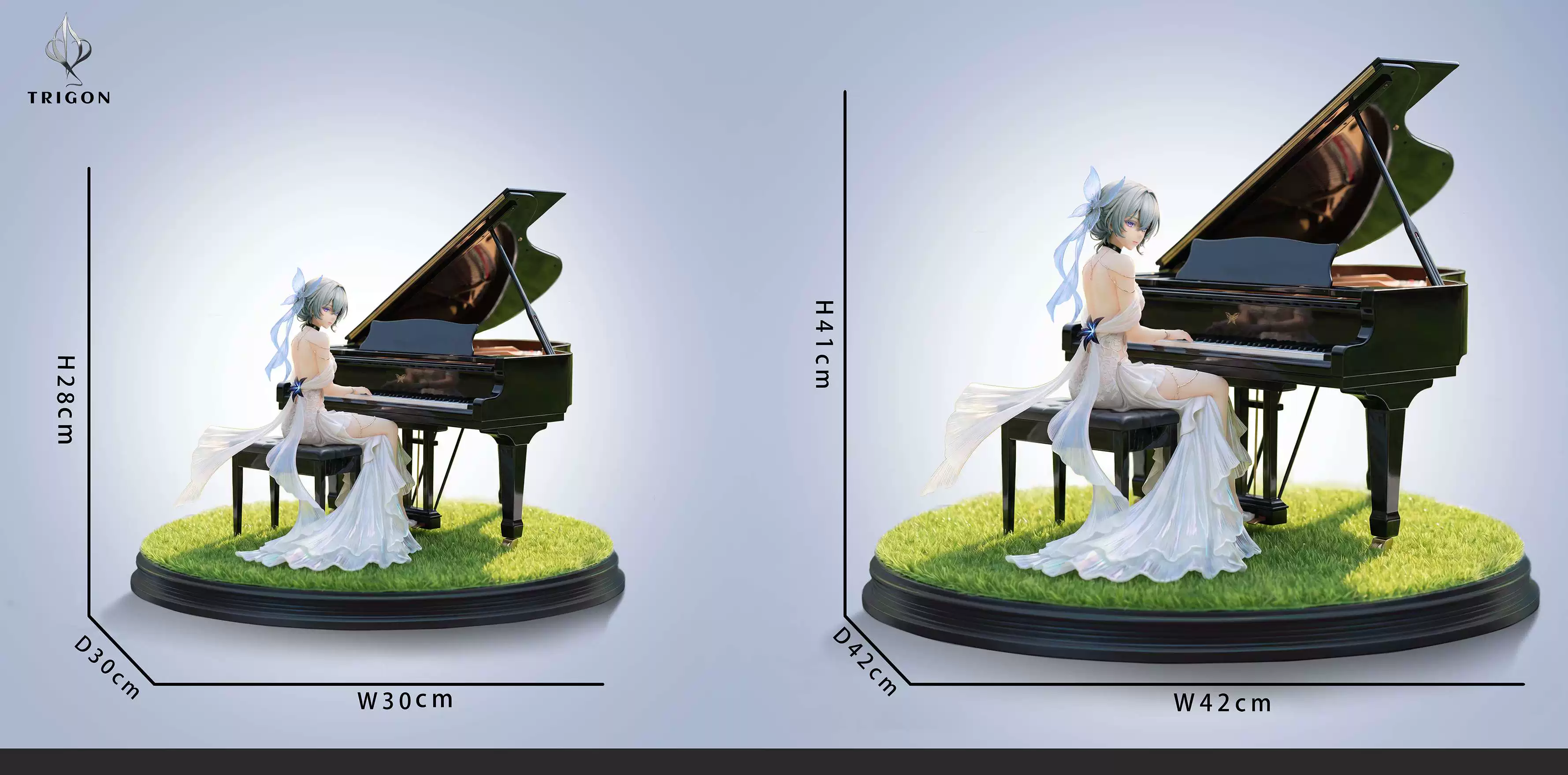 【Pre-sale】1/6 and 1/4 Scale Piano The Shorekeeper-Wuthering Waves-TRIGON Studio