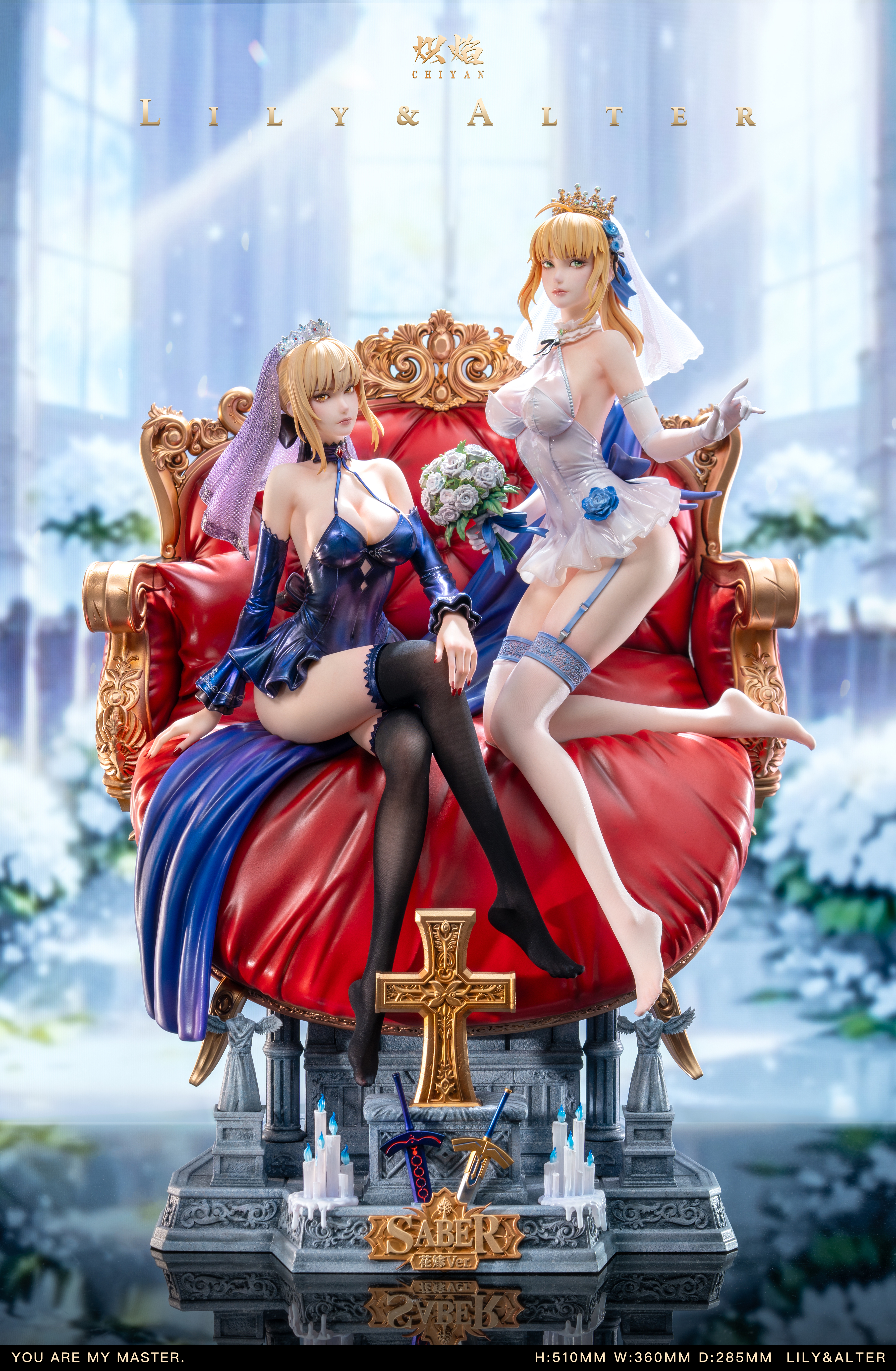 【Pre-sale】1/4 Scale Wedding Dress Lily and Alter-ChiYan Studio