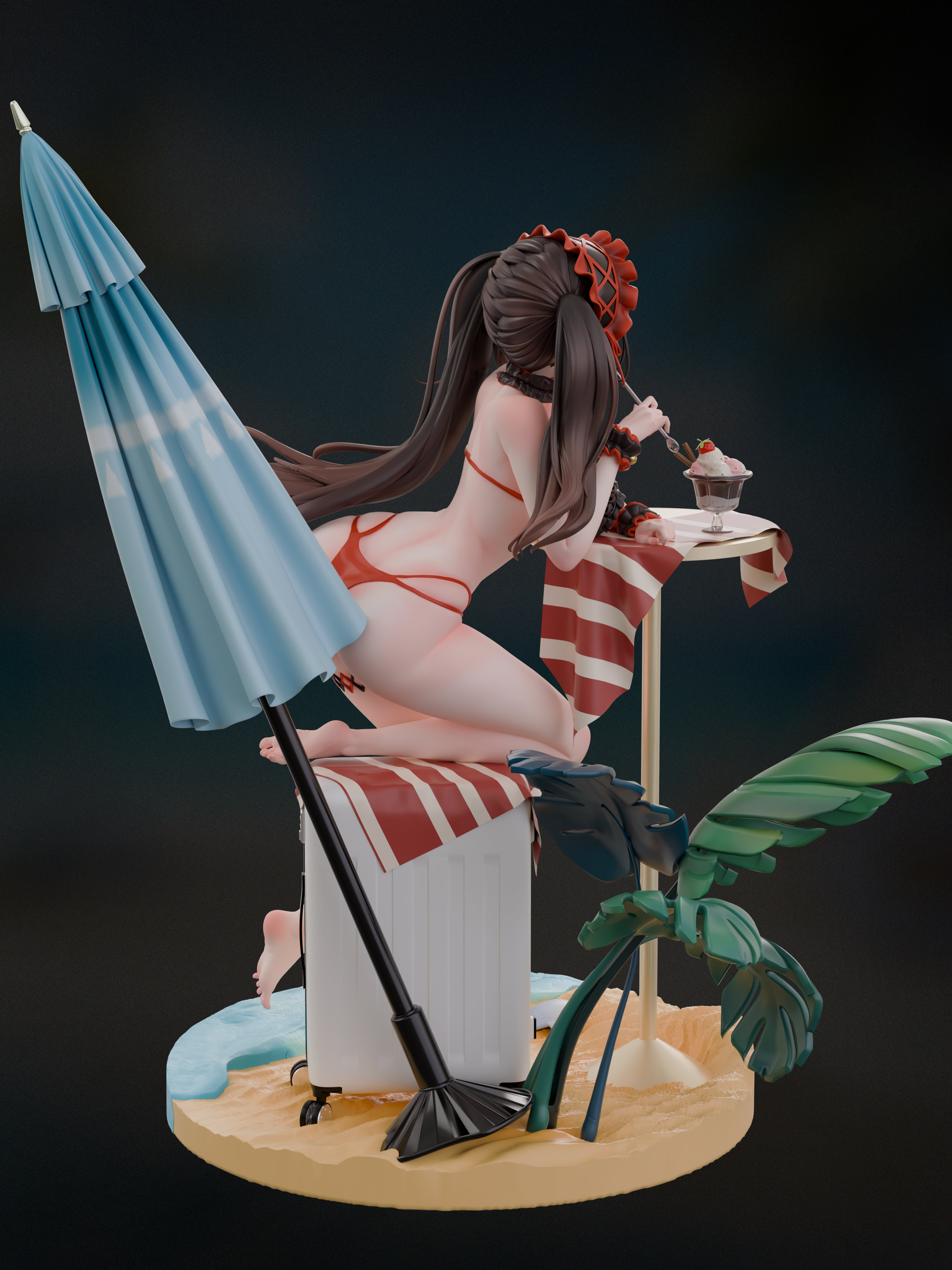 【Pre-sale】1/6 Scale Swimming Suit Tokisaki Kurumi-YMM Studio