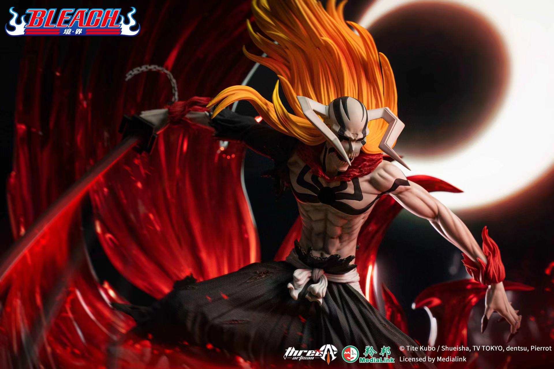 【Sold out】1/6 Scale Licensed Complete Hollowfication Ichigo Kurosaki-ThreeArtisan Studio
