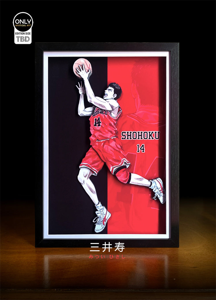 【Pre-sale】3D Five Tigers of Shohoku Decoration Painting-SLAM DUNK-DaoRen Studio