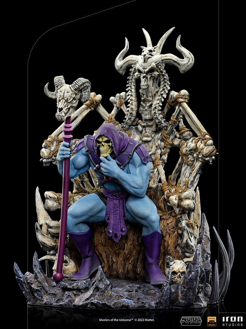 【Pre-sale】1/10 Scale Deluxe Version Skeletor- Man & Masters Of The Universe-Iron-Studio