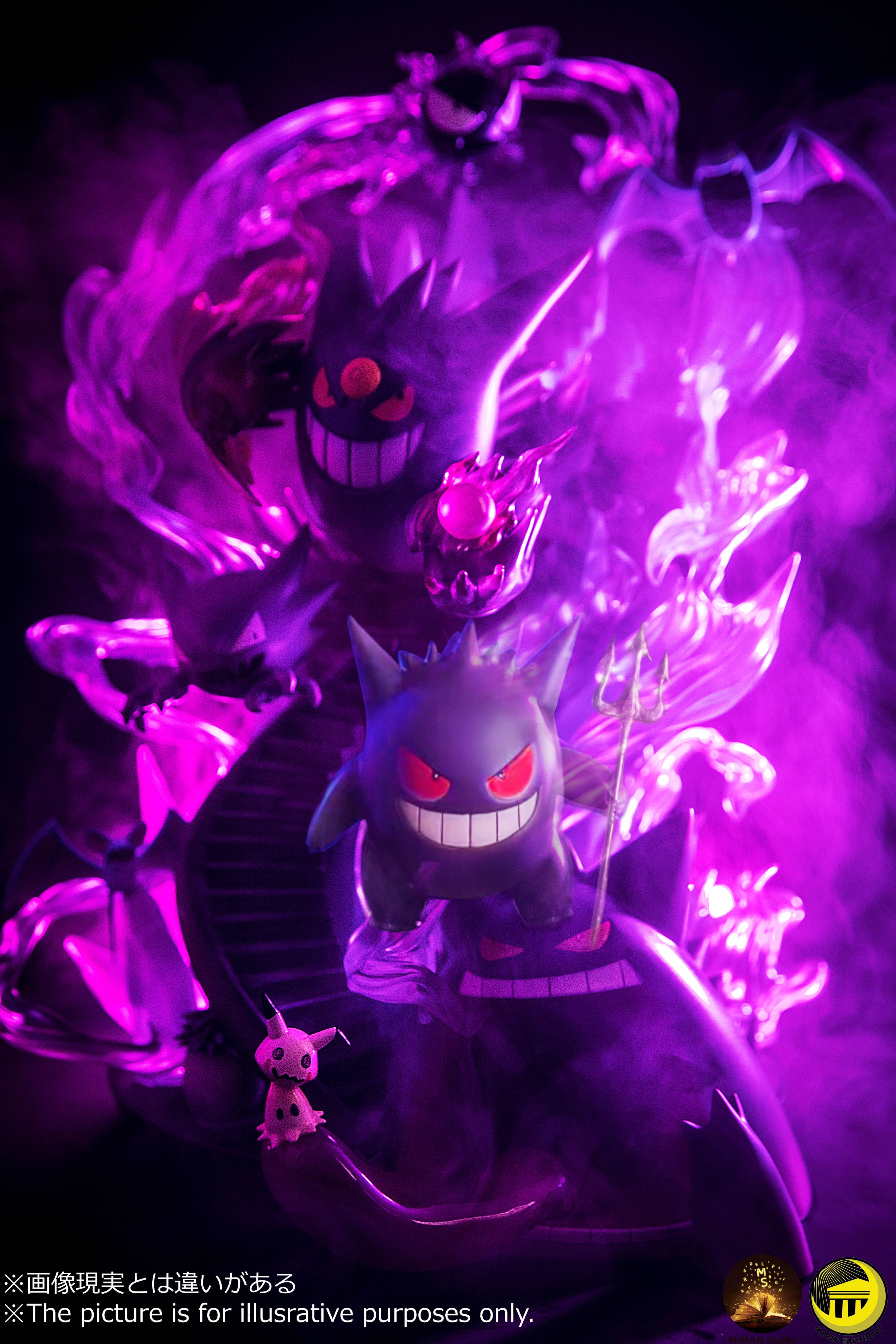 【Pre-sale】Halloween Gengar evolution-Pokemon-Moon Studio