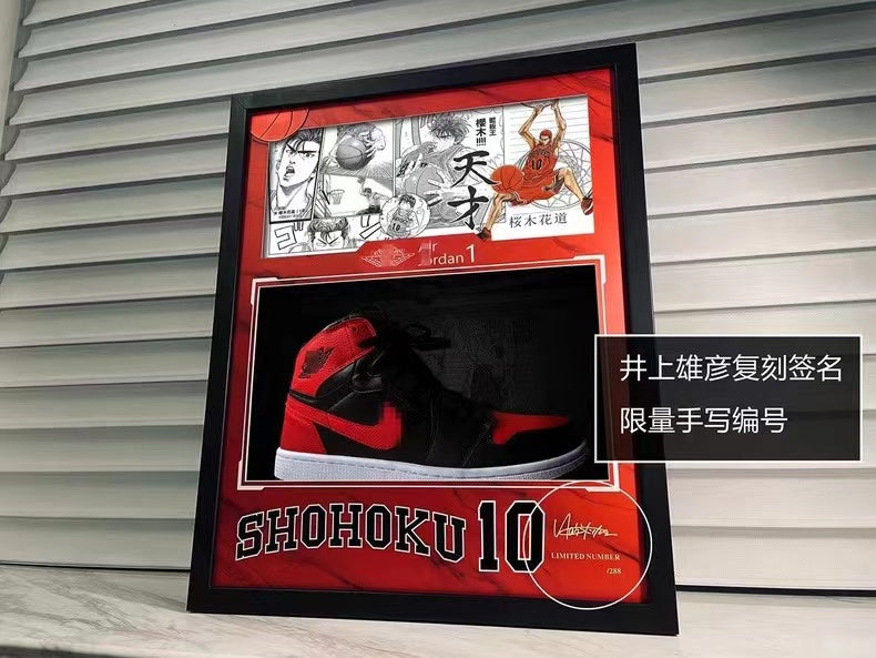 【Pre-sale】Decorative Painting of Basketball Shoes of Sakuragi Hanamichi-Slam Dunk-Billion Birds Studio