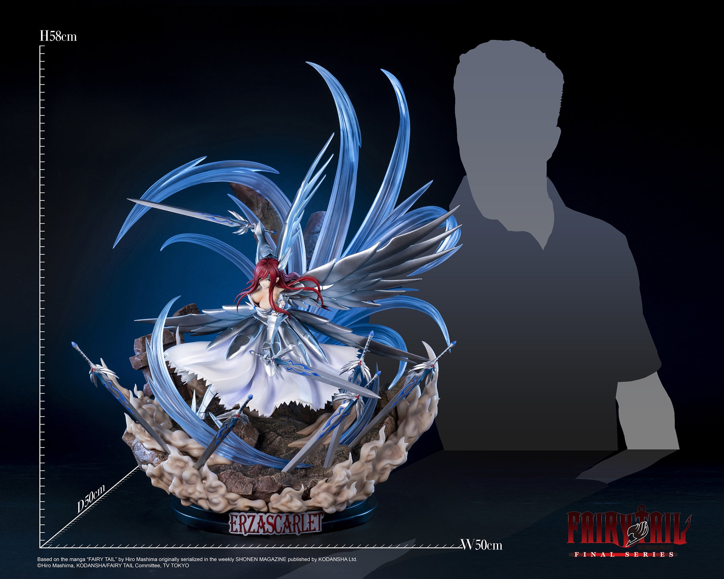 【Sold out】1/6 Scale Erza Scarlet-Fairy Tail-GANTAKU Studio